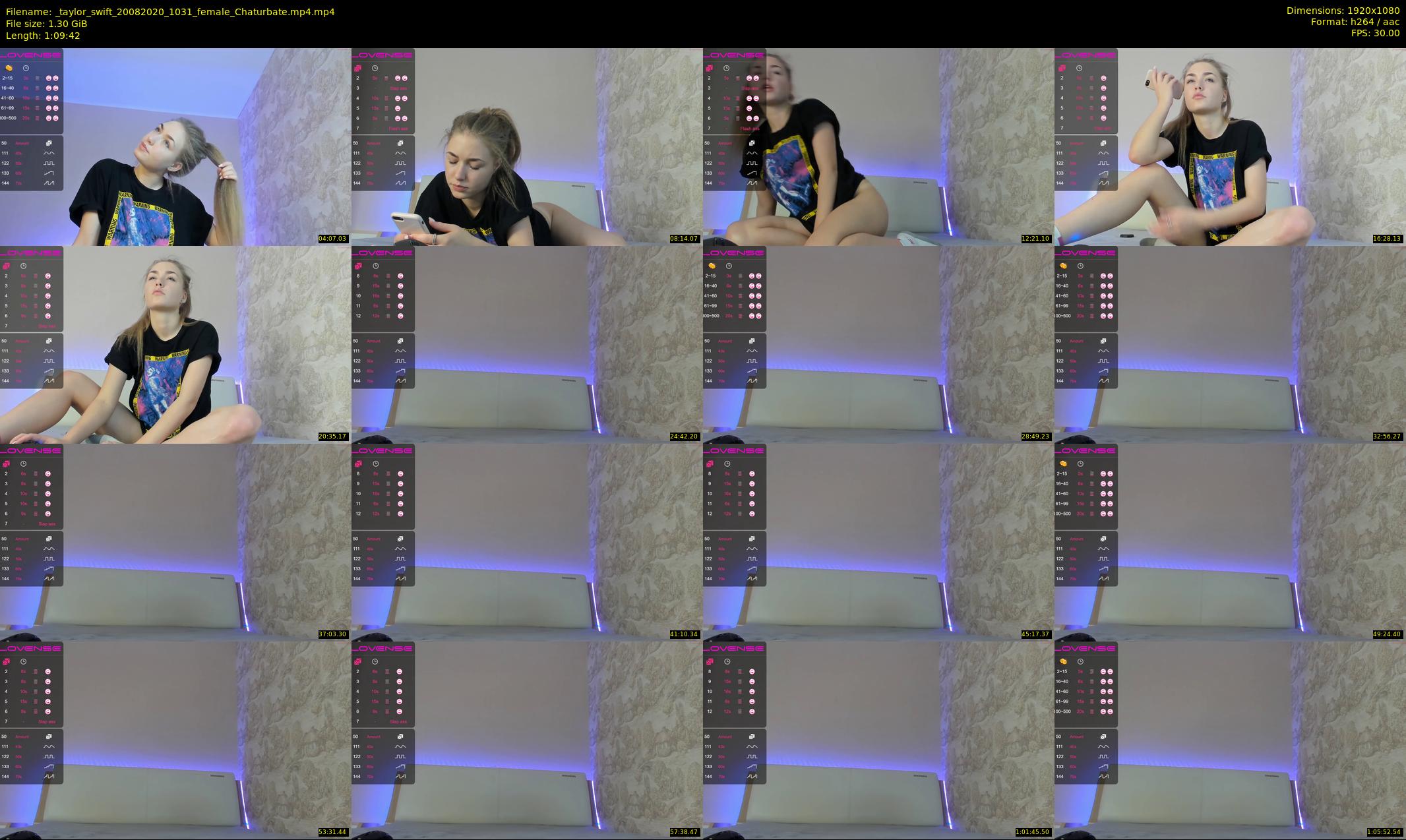 _taylor_swift — 70 minute Chaturbate female cam show recording, 1080p, Aug 20, 2020