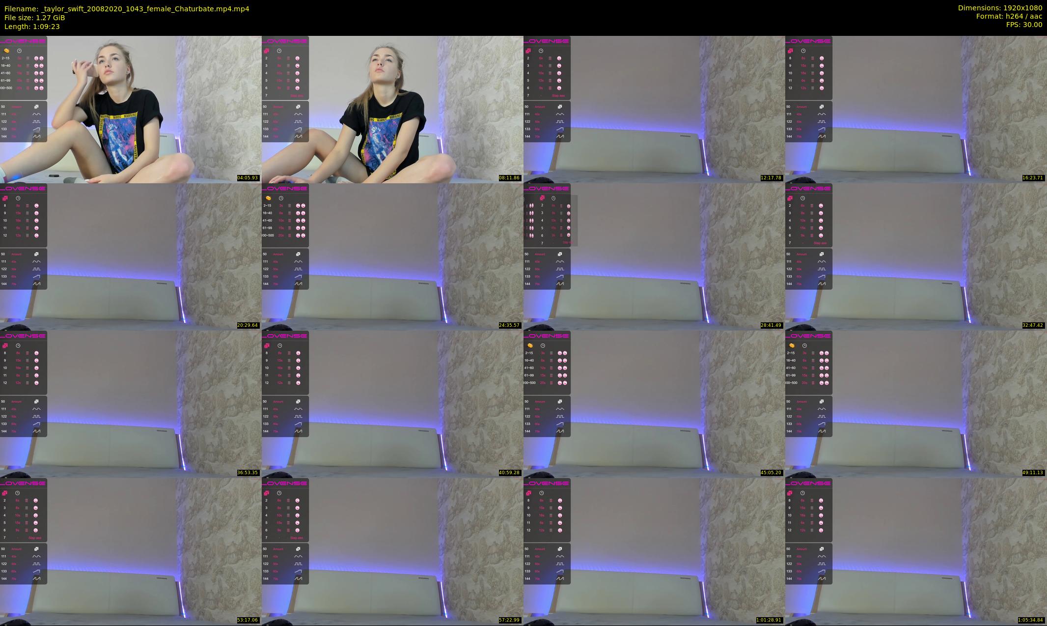 _taylor_swift — 70 minute Chaturbate female cam show recording, 1080p, Aug 20, 2020