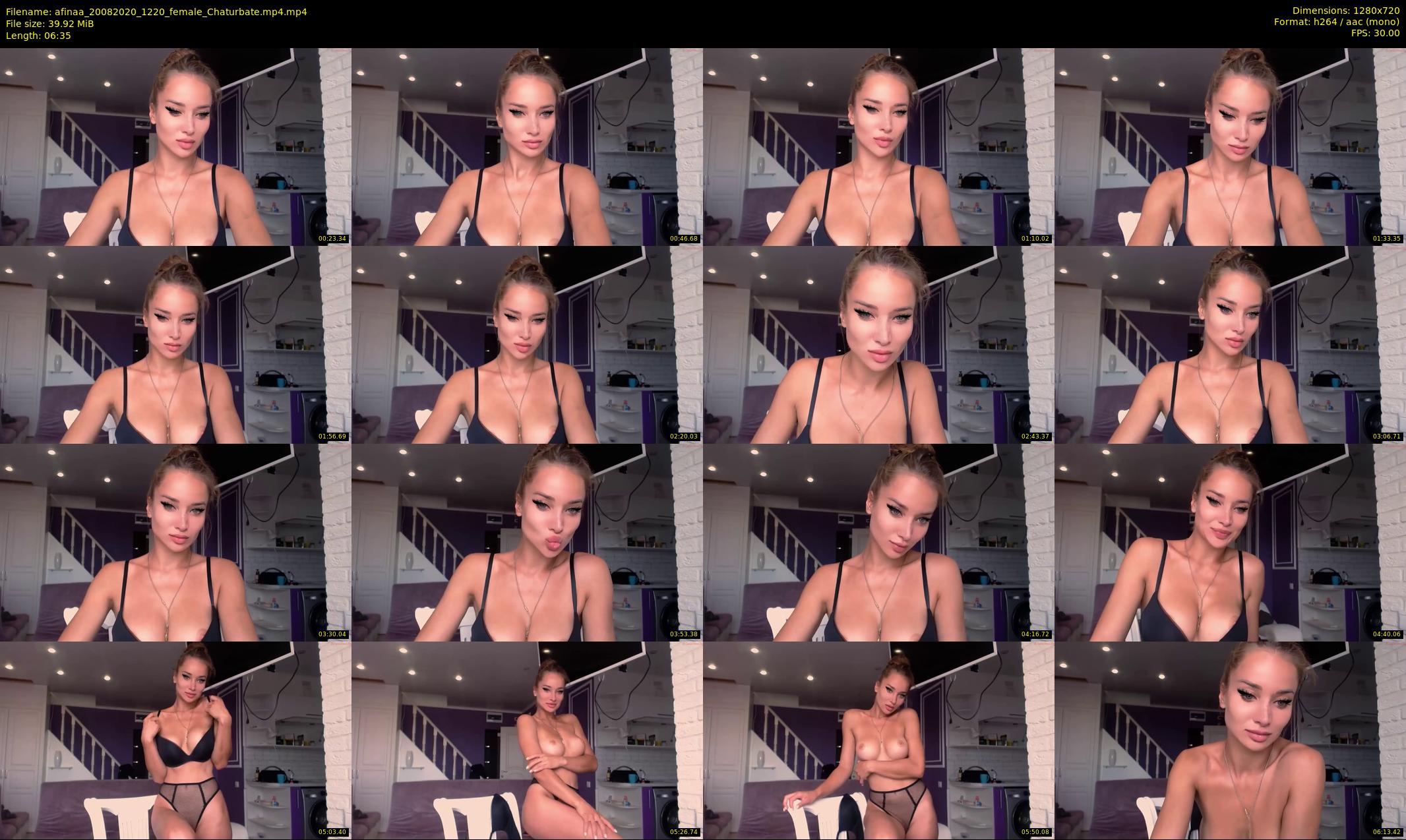 afinaa — 7 minute Chaturbate female cam show recording, 720p, Aug 20, 2020