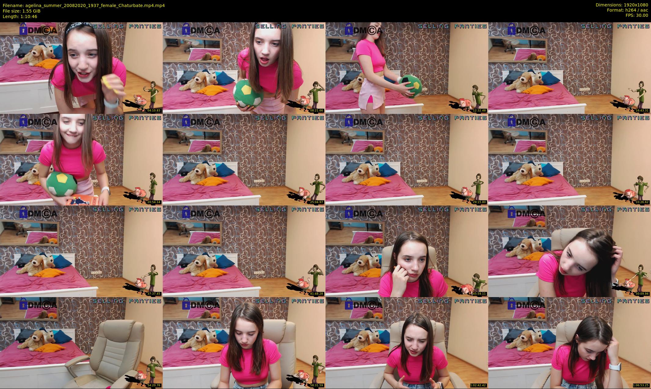 agelina_summer — 71 minute Chaturbate female cam show recording, 1080p, Aug 20, 2020