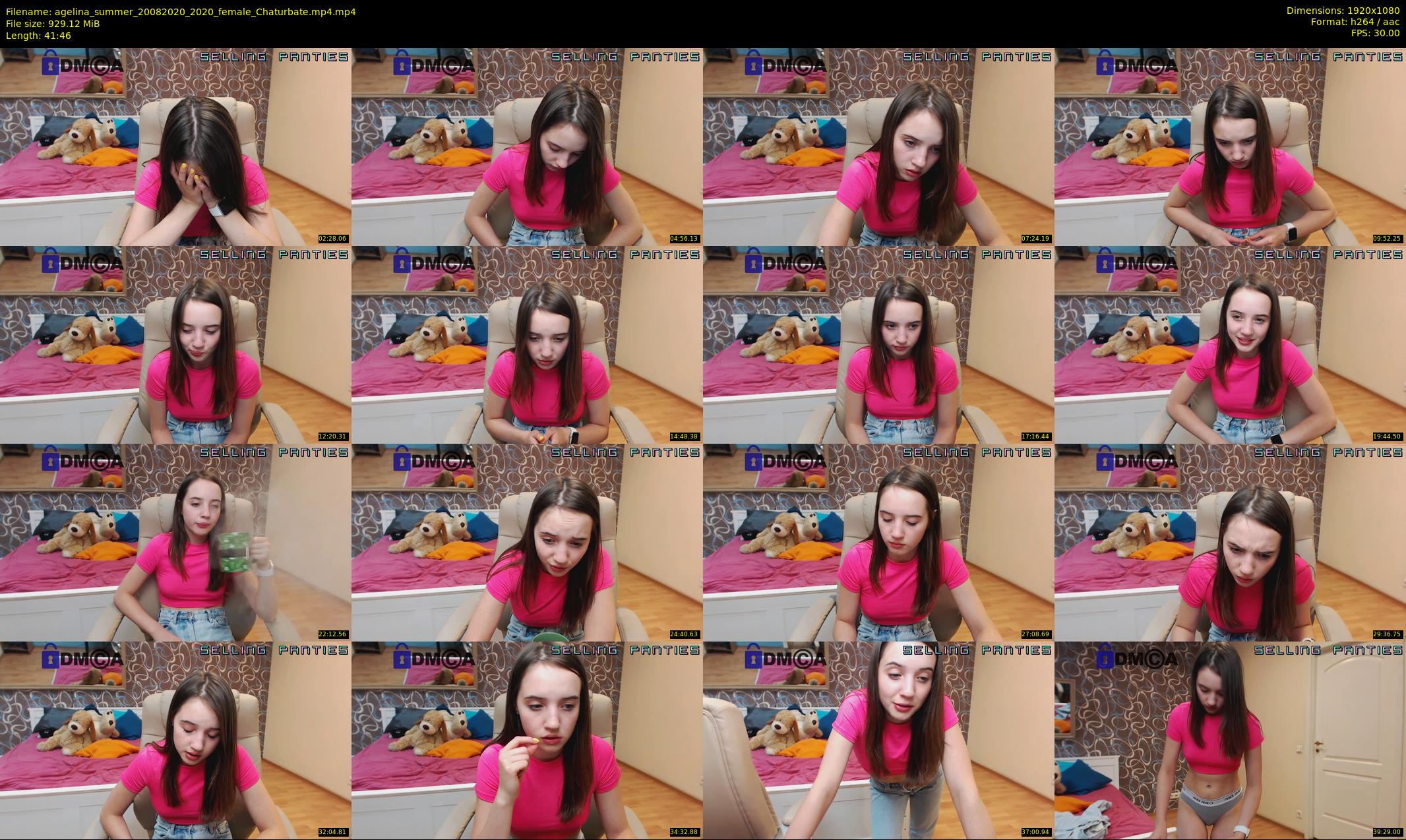 agelina_summer — 42 minute Chaturbate female cam show recording, 1080p, Aug 20, 2020