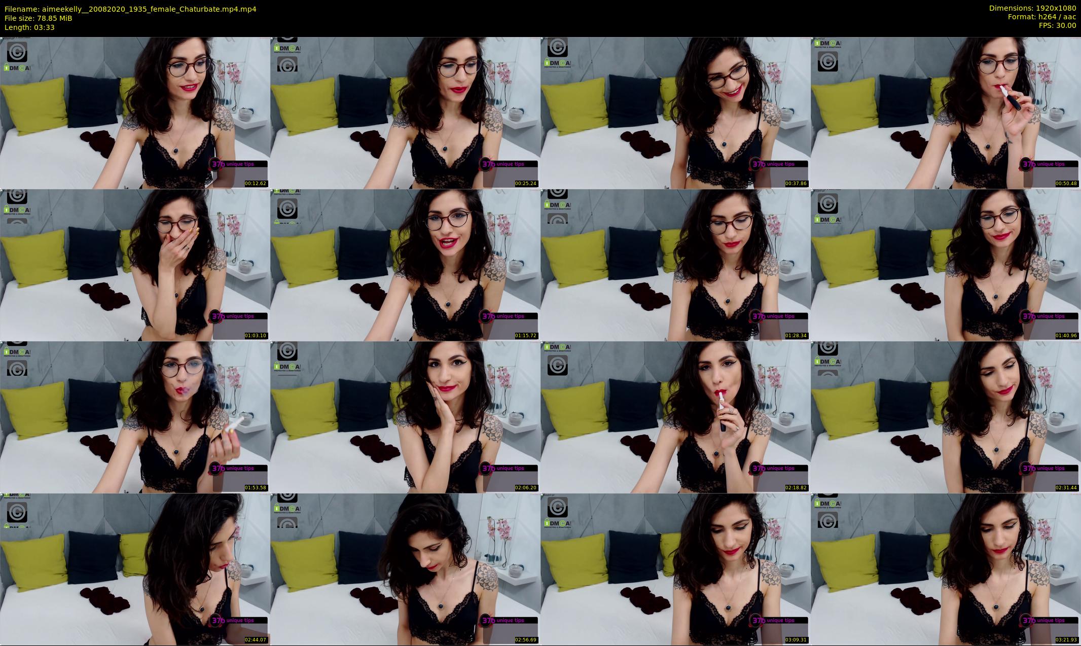 aimeekelly_ — 4 minute Chaturbate female cam show recording, 1080p, Aug 20, 2020