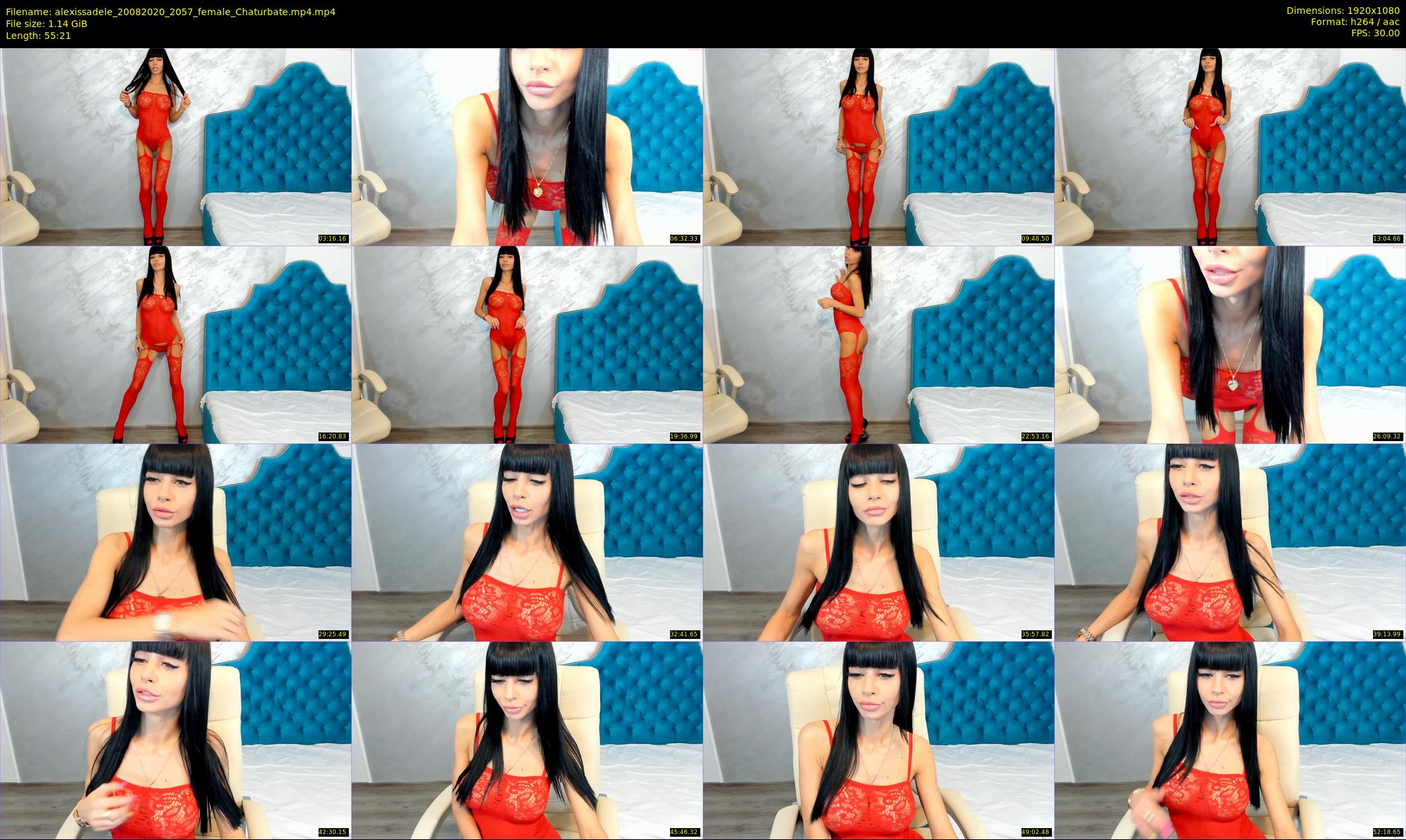 alexissadele — 56 minute Chaturbate female cam show recording, 1080p, Aug 20, 2020