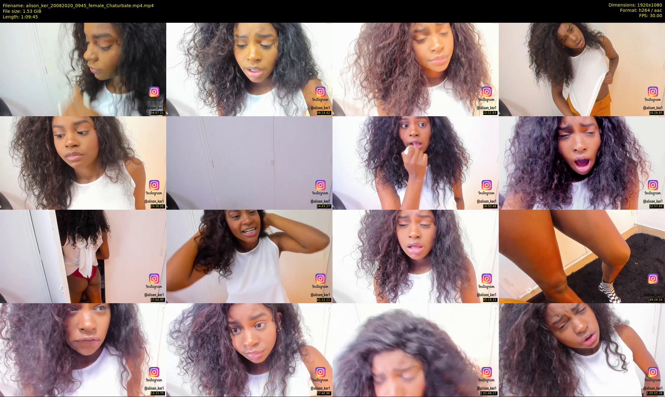 alison_ker — 70 minute Chaturbate female cam show recording, 1080p, Aug 20, 2020