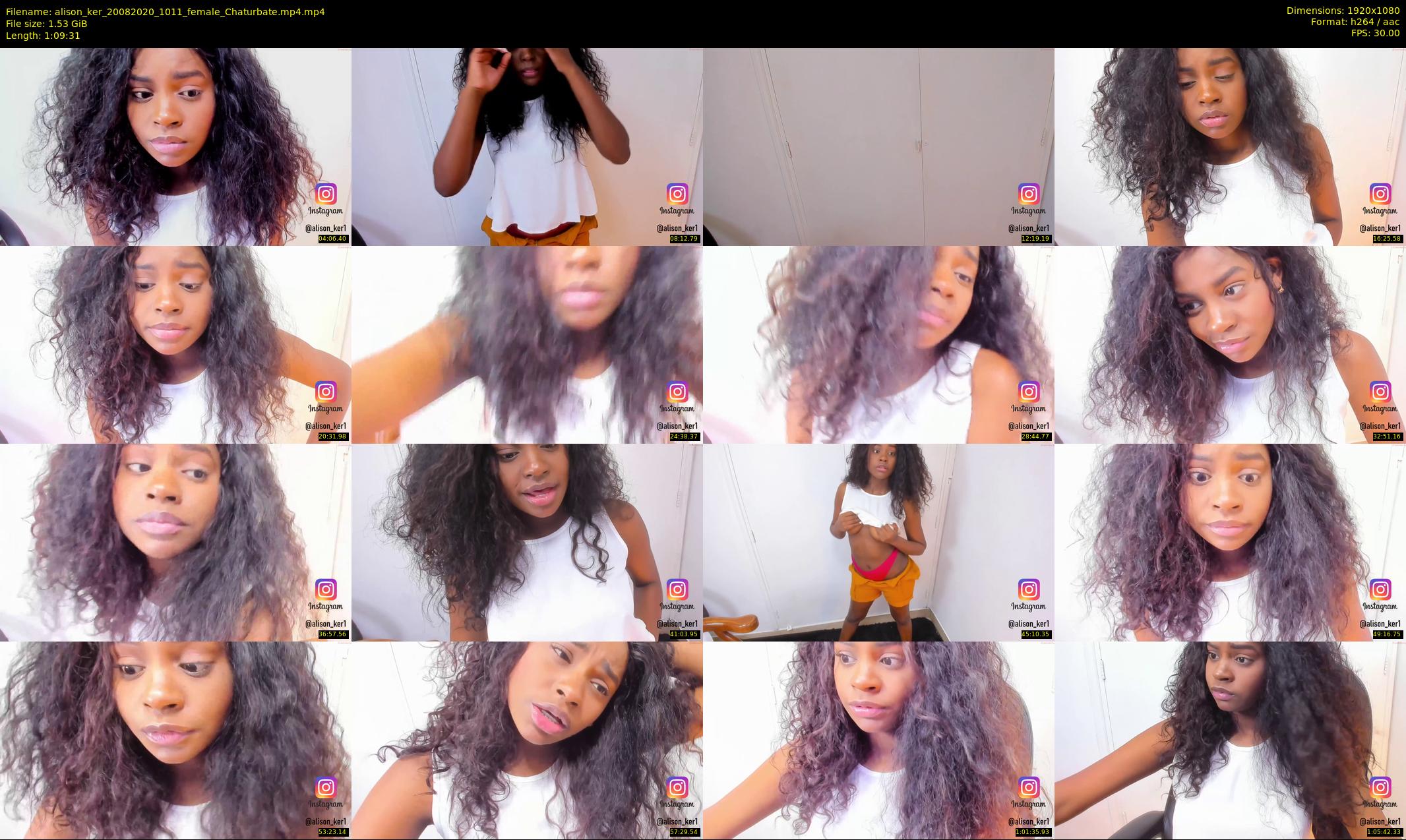 alison_ker — 70 minute Chaturbate female cam show recording, 1080p, Aug 20, 2020