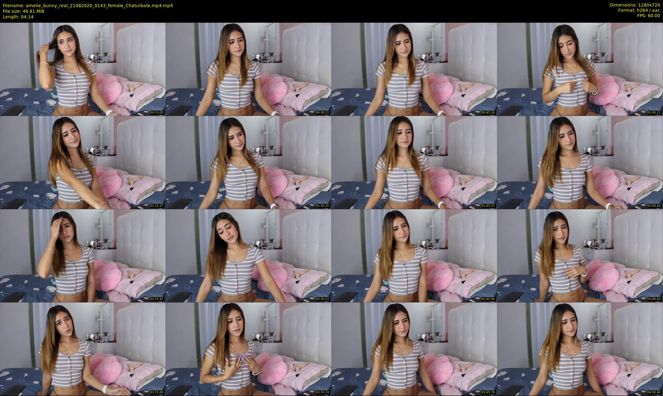 amelie_bunny_real — 5 minute Chaturbate female cam show recording, 720p, Aug 21, 2020