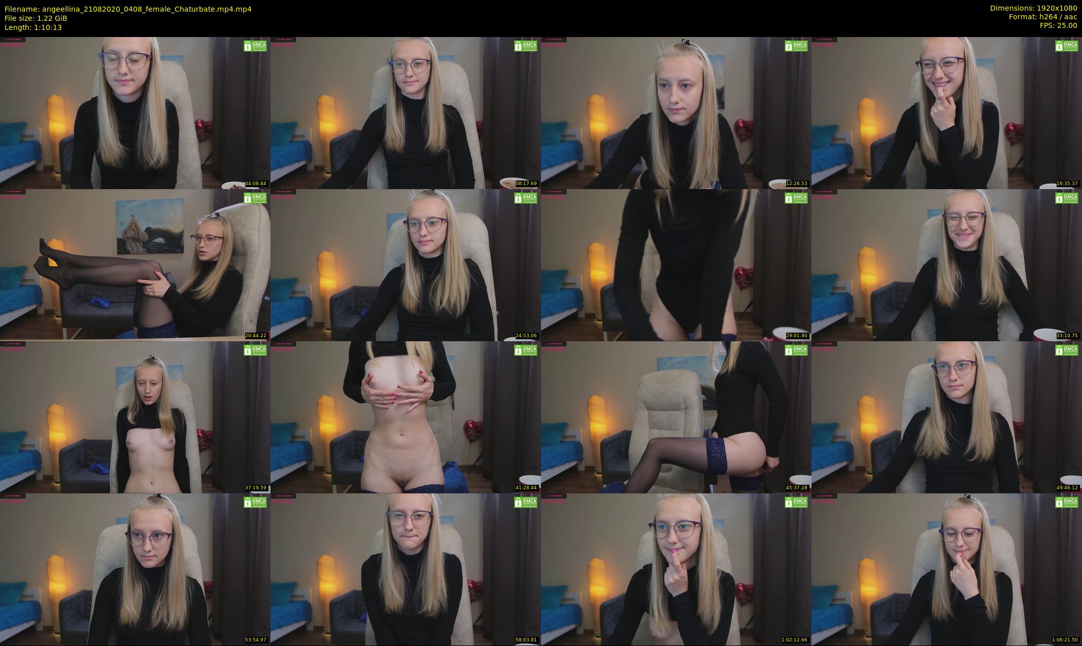 angeellina — 71 minute Chaturbate female cam show recording, 1080p, Aug 21, 2020