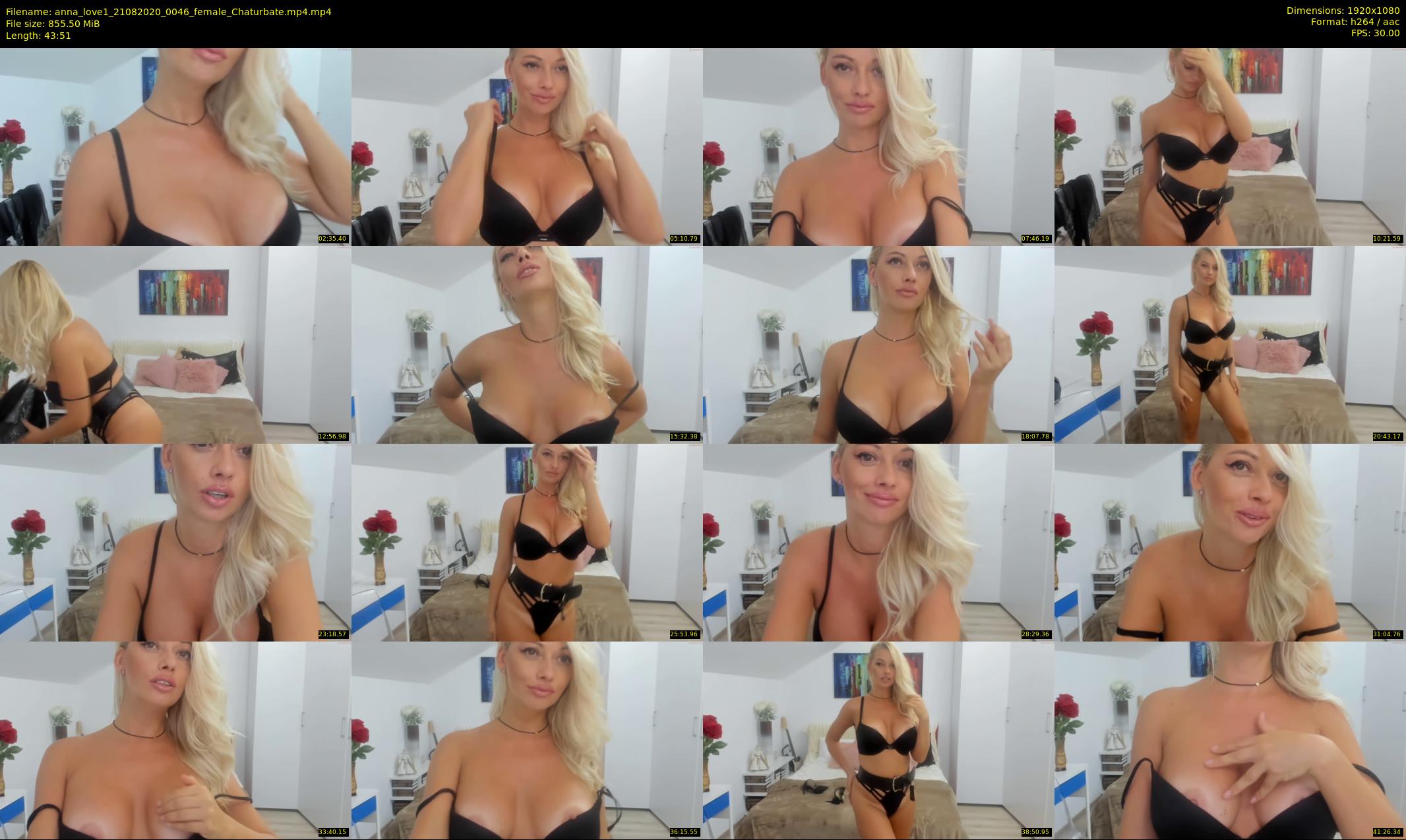 anna_love1 — 44 minute Chaturbate female cam show recording, 1080p, Aug 21, 2020
