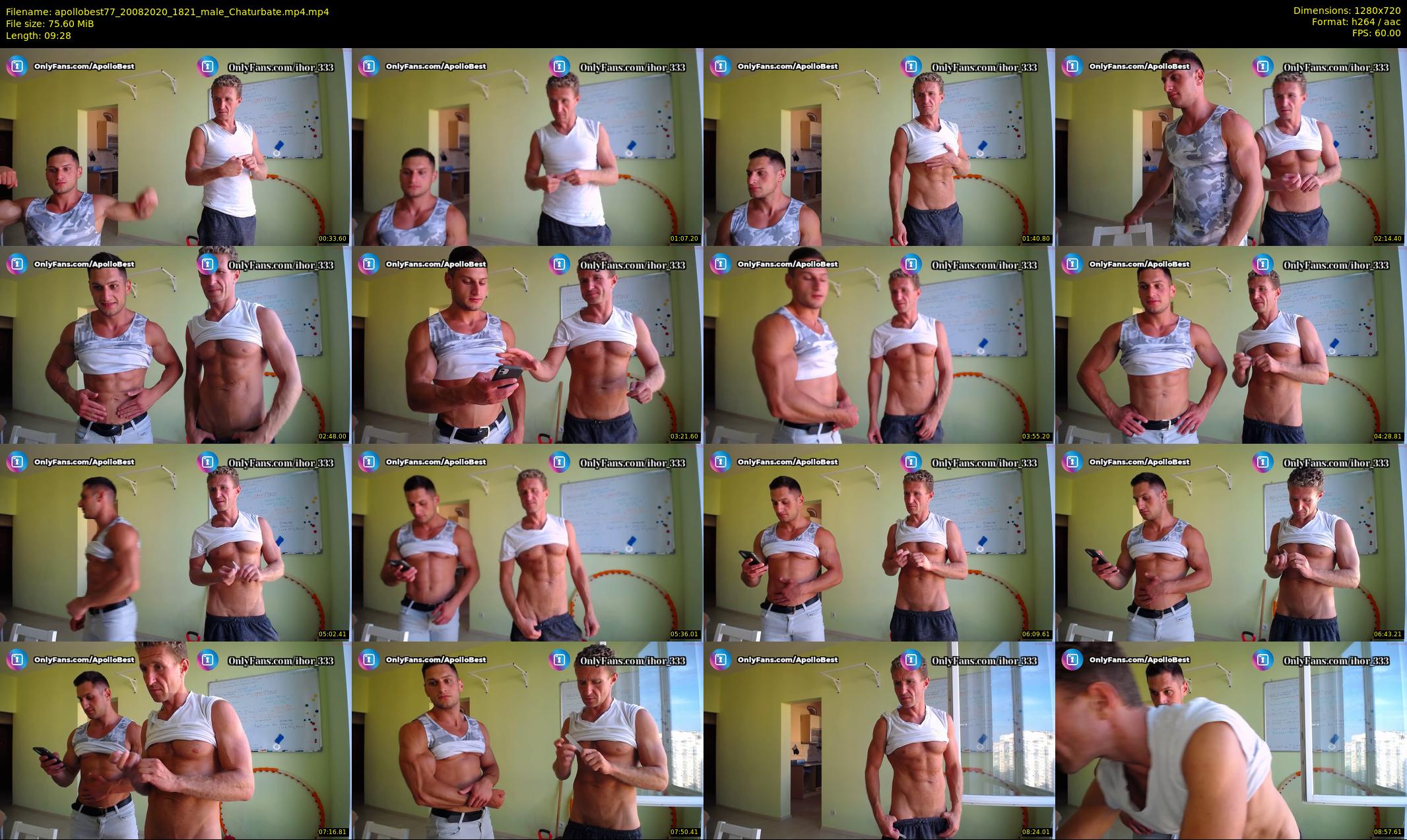 apollobest77 — 10 minute Chaturbate male cam show recording, 720p, Aug 20, 2020