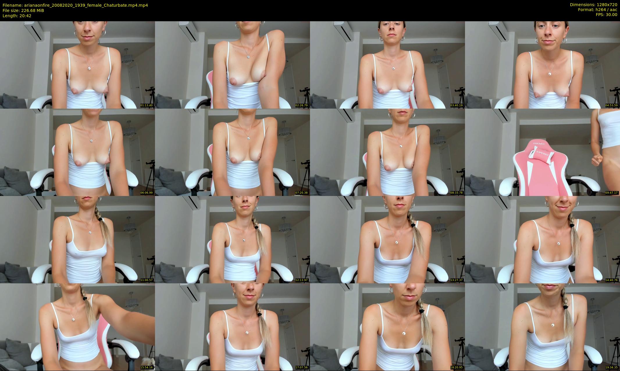 arianaonfire — 21 minute Chaturbate couple cam show recording, 720p, Aug 20, 2020