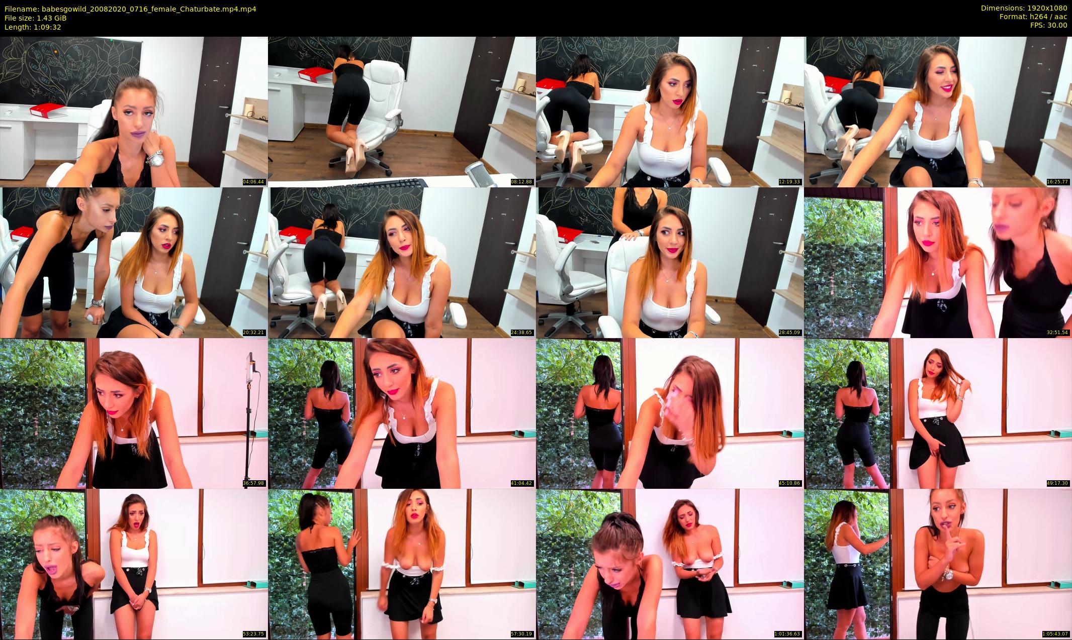 babesgowild — 70 minute Chaturbate couple cam show recording, 1080p, Aug 20, 2020