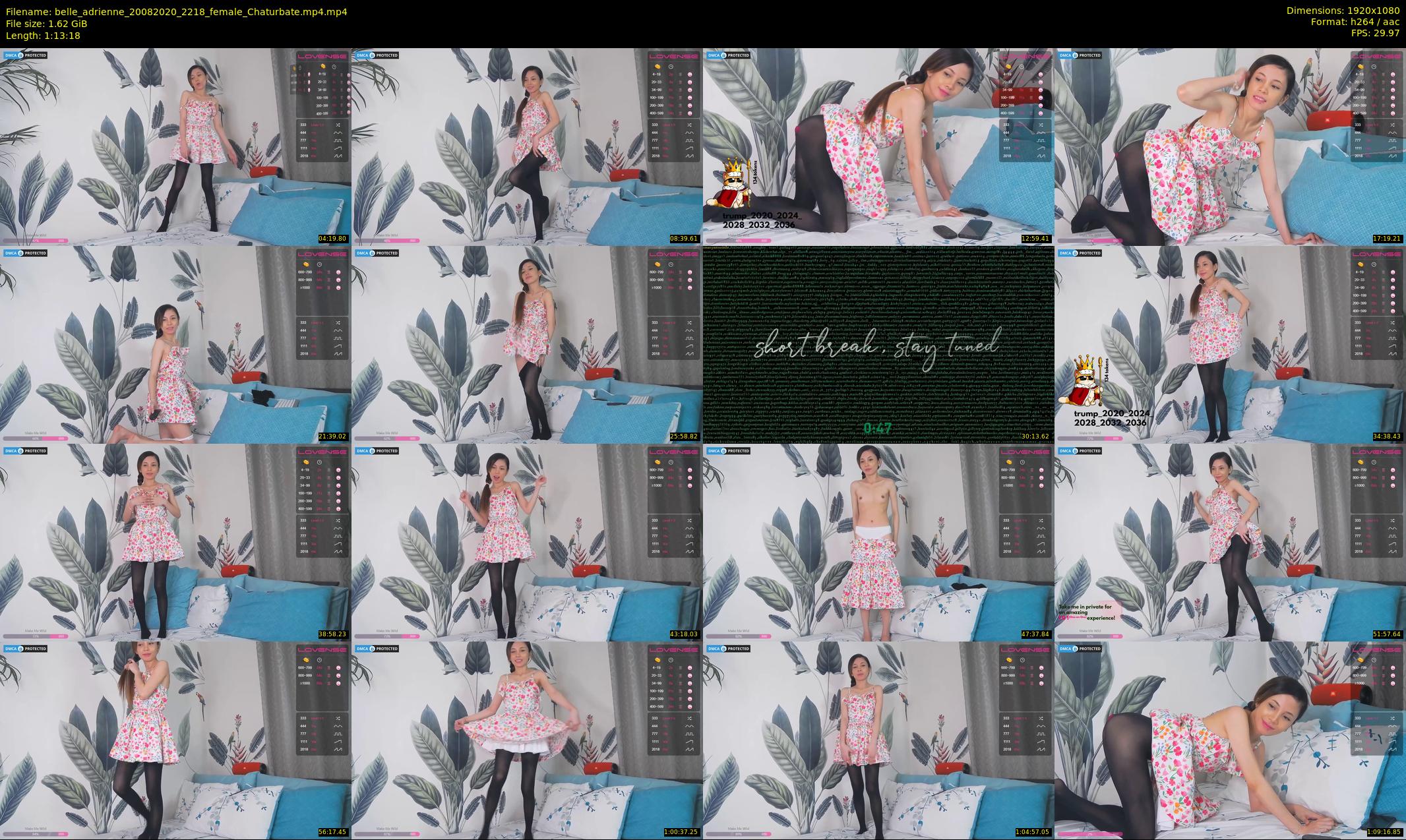 belle_adrienne — 74 minute Chaturbate couple cam show recording, 1080p, Aug 20, 2020