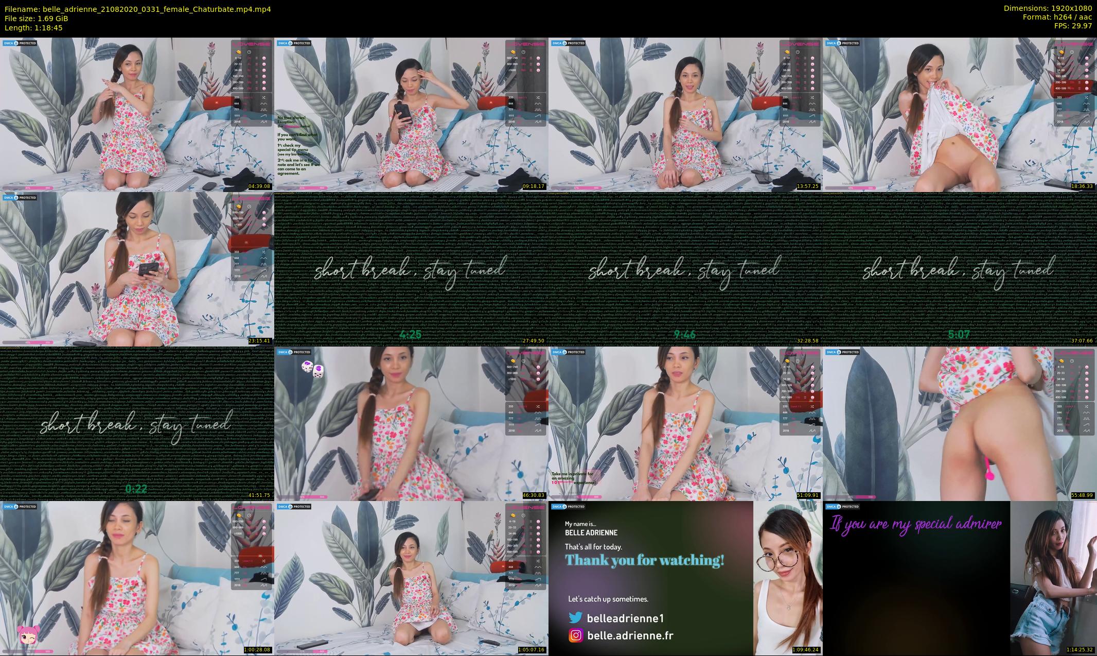 belle_adrienne — 79 minute Chaturbate couple cam show recording, 1080p, Aug 21, 2020