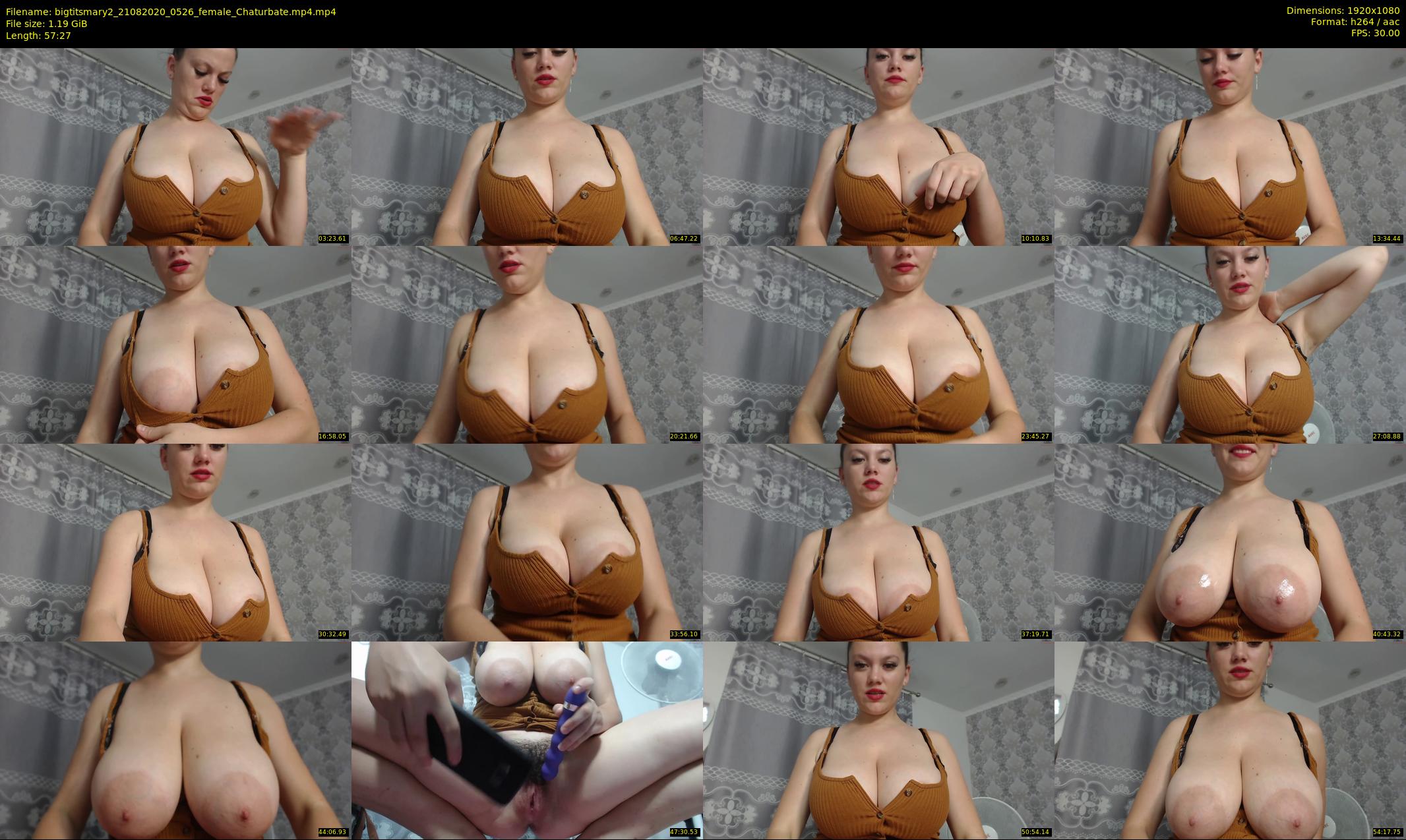 bigtitsmary2 — 58 minute Chaturbate female cam show recording, 1080p, Aug 21, 2020