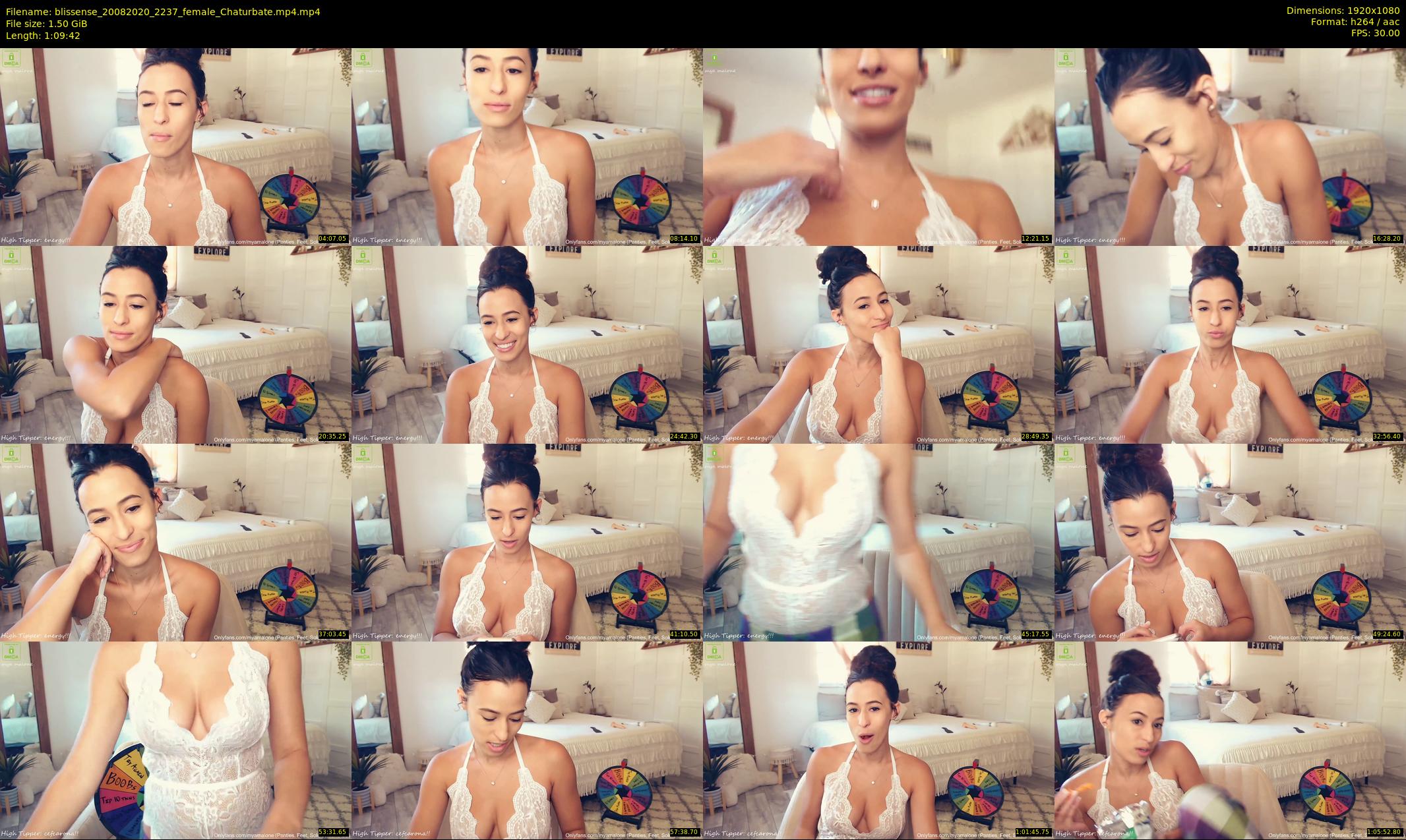 blissense — 70 minute Chaturbate female cam show recording, 1080p, Aug 20, 2020