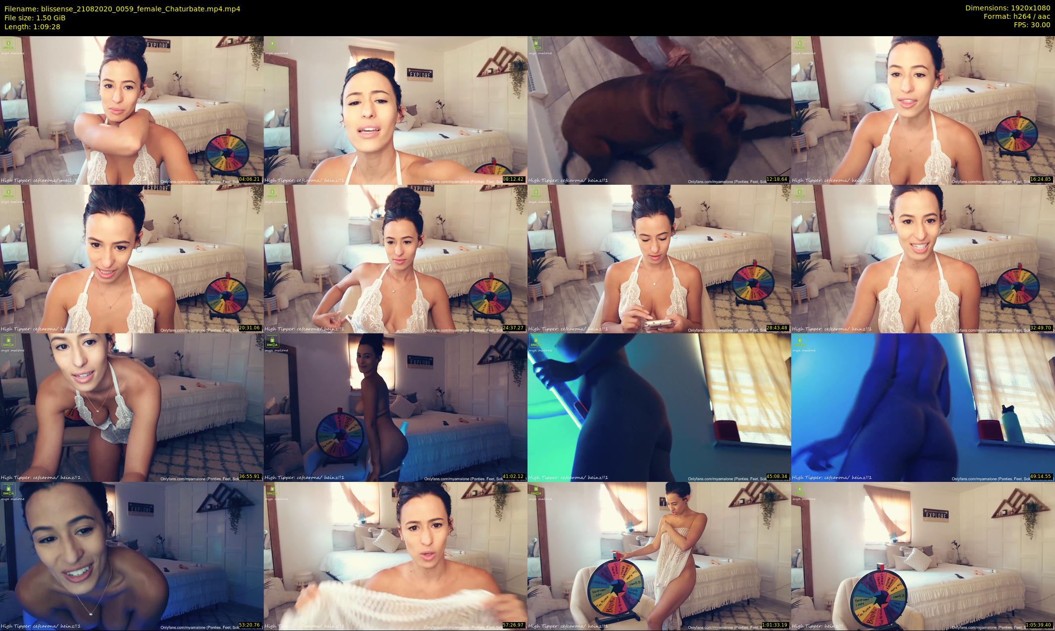 blissense — 70 minute Chaturbate female cam show recording, 1080p, Aug 21, 2020