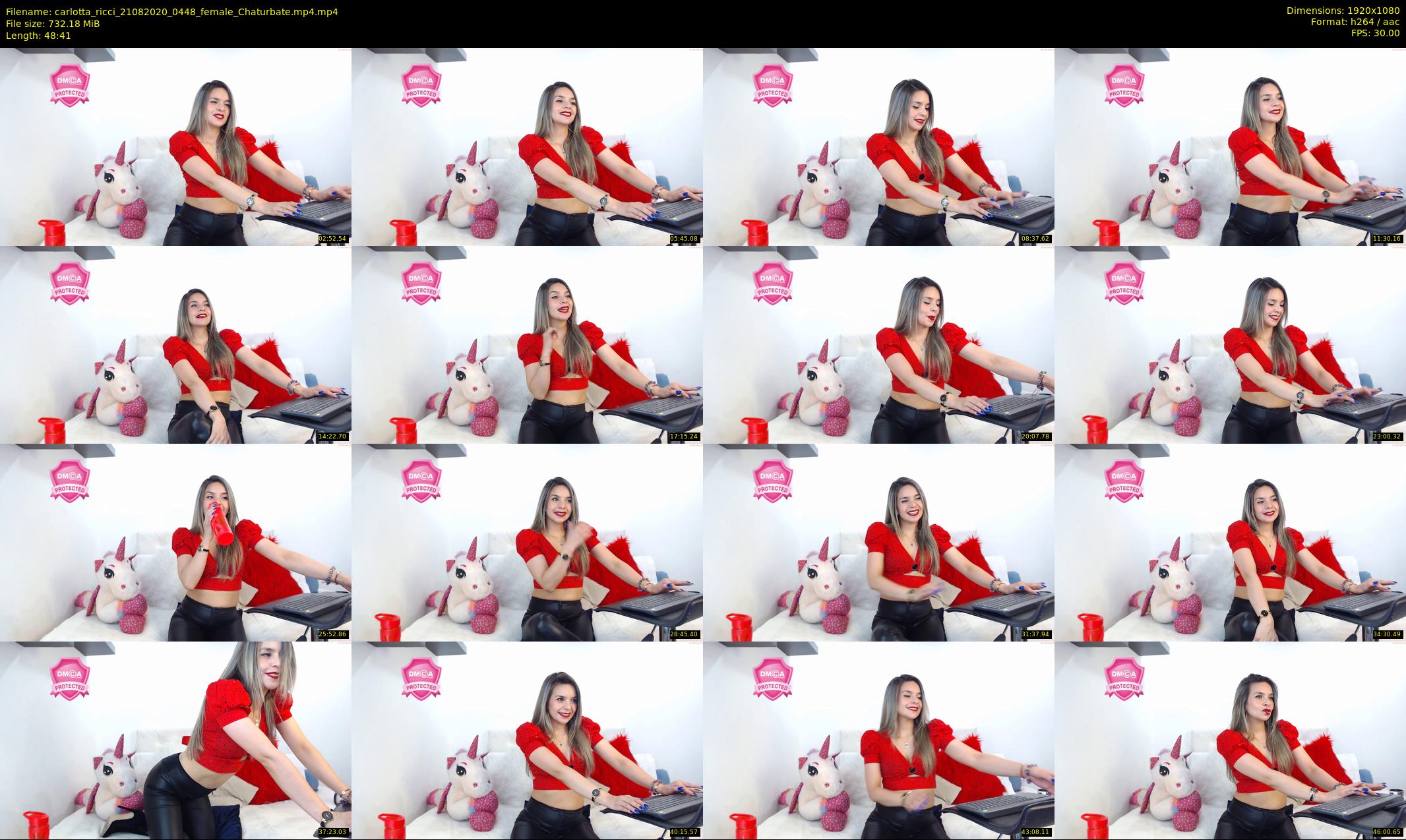 carlotta_ricci — 49 minute Chaturbate female cam show recording, 1080p, Aug 21, 2020