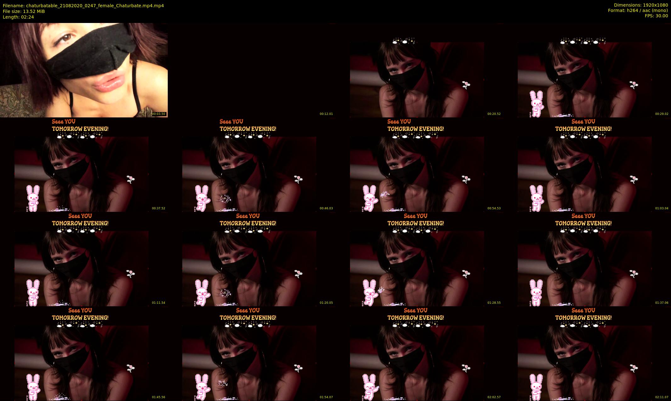 chaturbatable — 3 minute Chaturbate couple cam show recording, 1080p, Aug 21, 2020