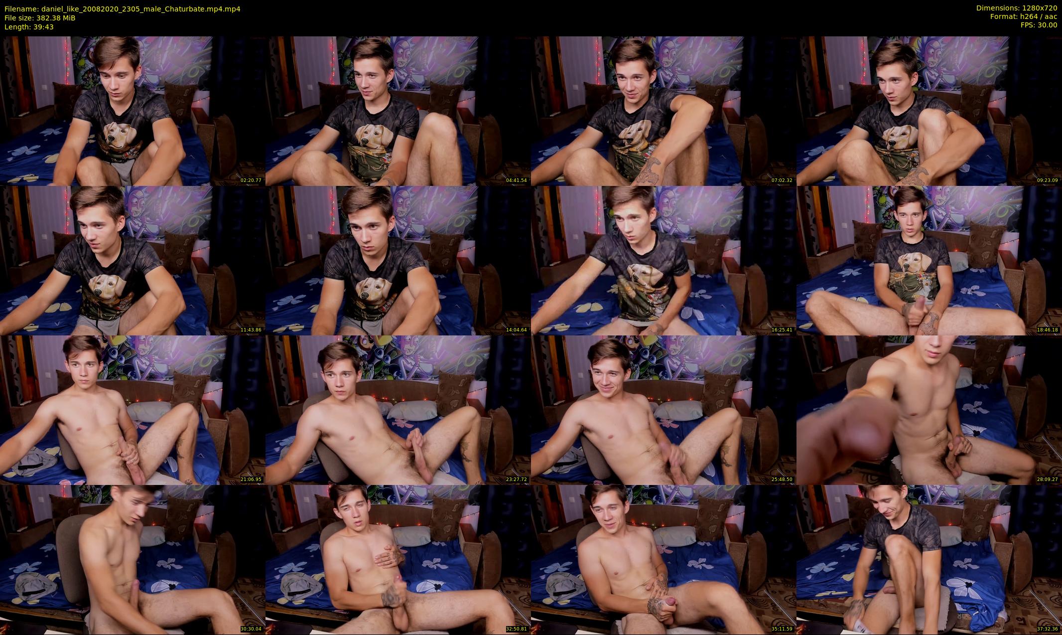 daniel_like — 40 minute Chaturbate male cam show recording, 720p, Aug 20, 2020
