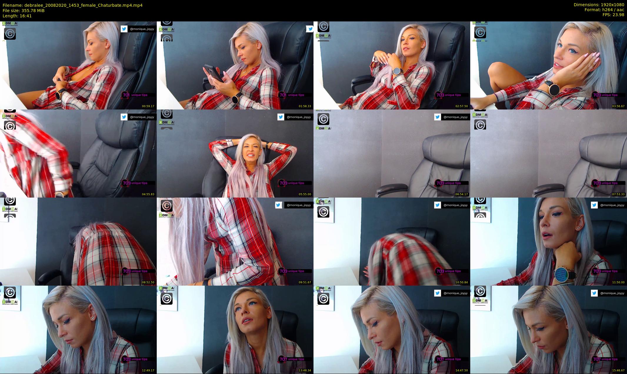 debralee — 17 minute Chaturbate female cam show recording, 1080p, Aug 20, 2020