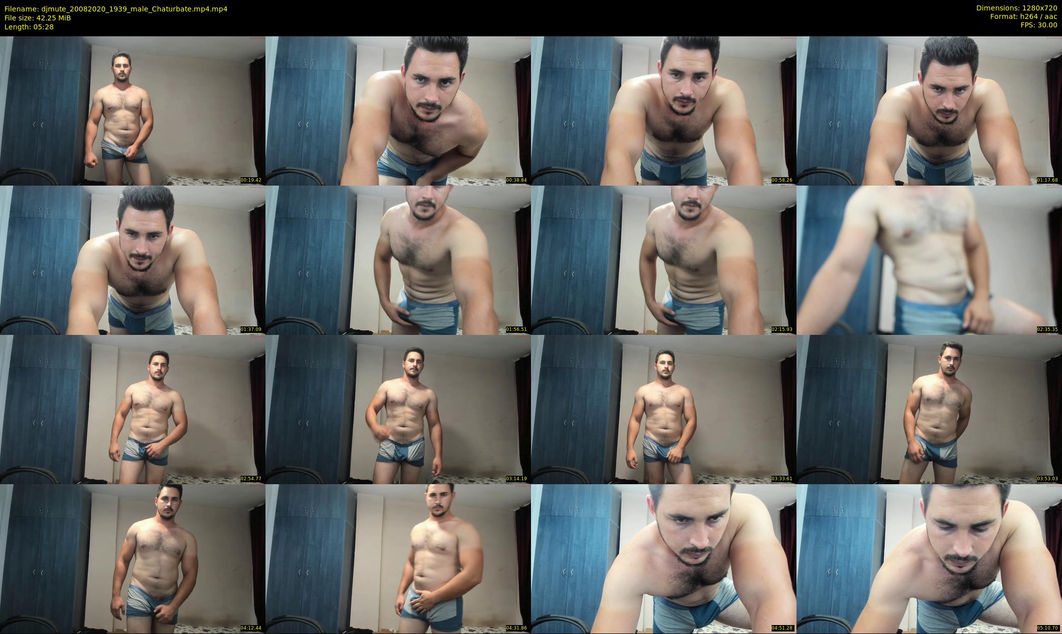 djmute — 6 minute Chaturbate male cam show recording, 720p, Aug 20, 2020