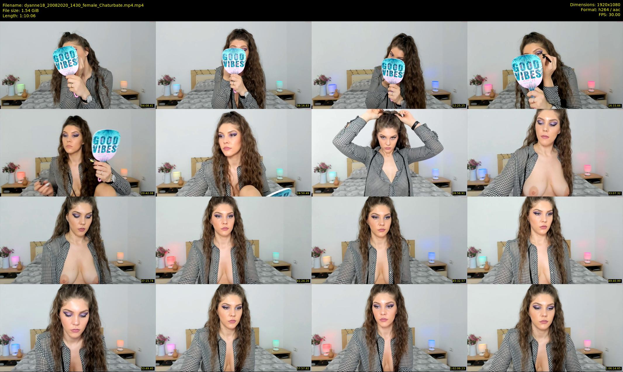 dyanne18 — 71 minute Chaturbate female cam show recording, 1080p, Aug 20, 2020