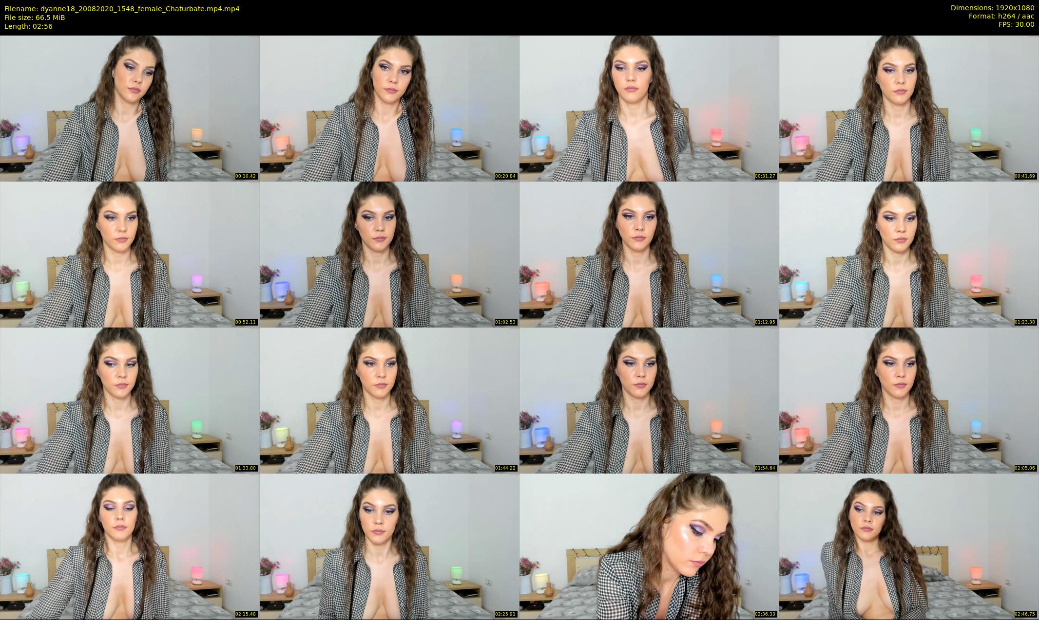 dyanne18 — 3 minute Chaturbate female cam show recording, 1080p, Aug 20, 2020