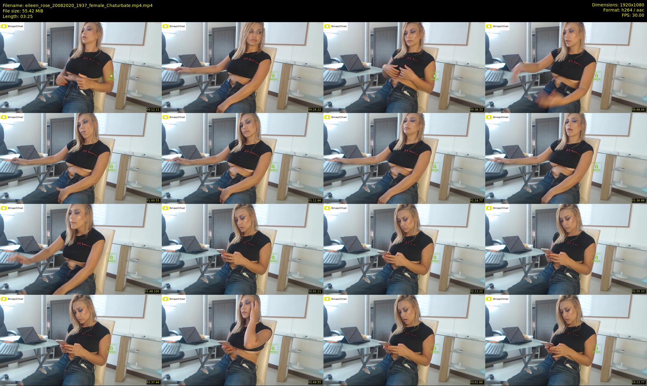 eileen_rose — 4 minute Chaturbate female cam show recording, 1080p, Aug 20, 2020