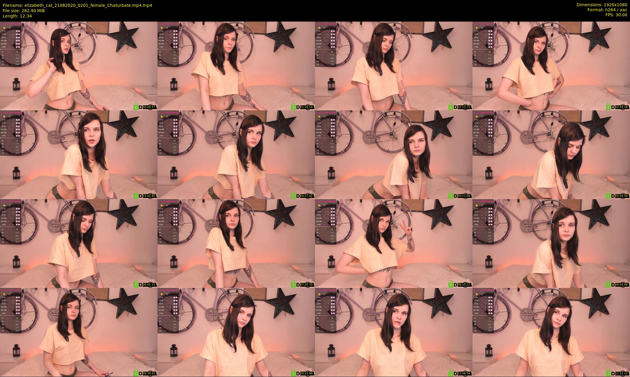 elizabeth_cat — 13 minute Chaturbate female cam show recording, 1080p, Aug 21, 2020