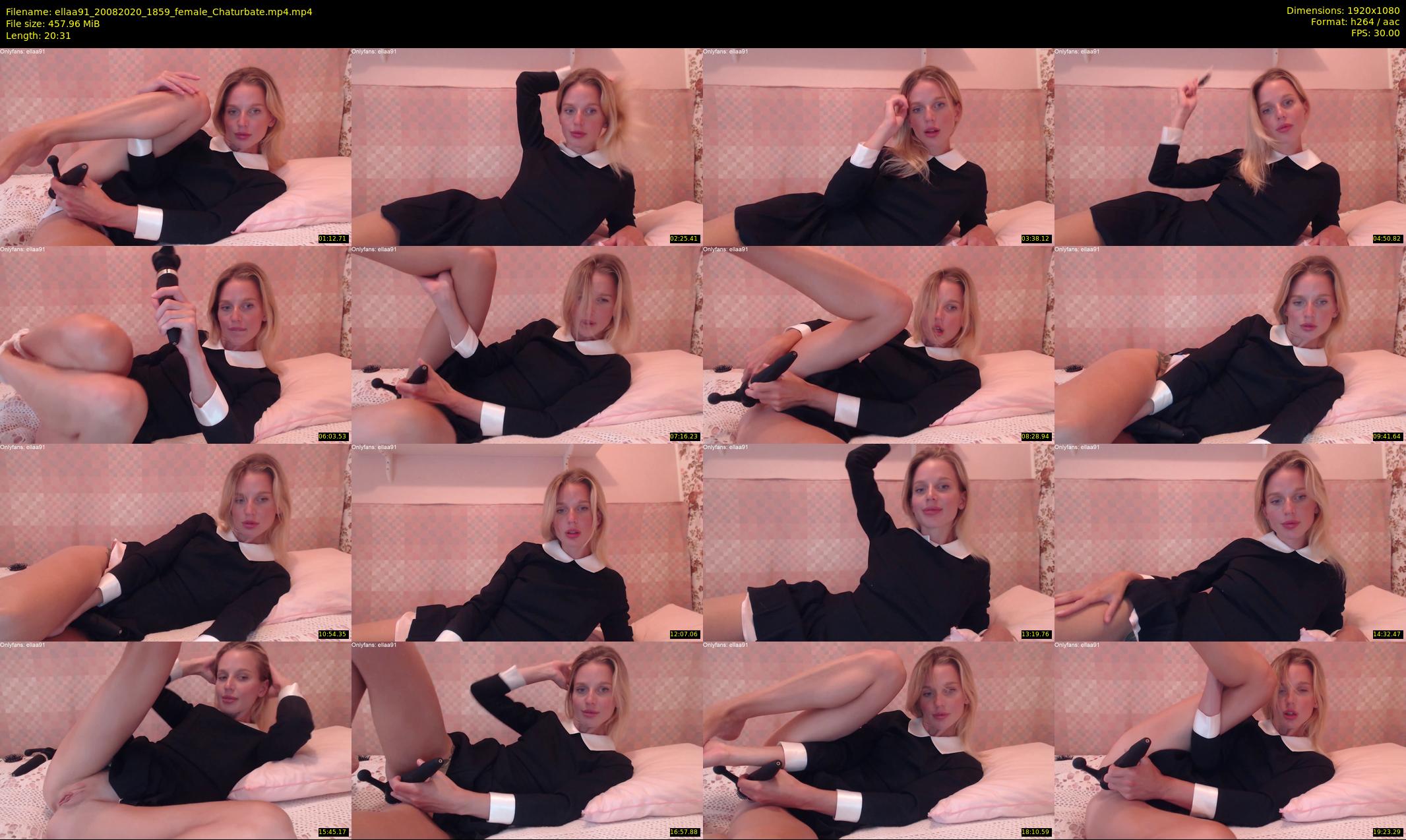 ellaa91 — 21 minute Chaturbate female cam show recording, 1080p, Aug 20, 2020