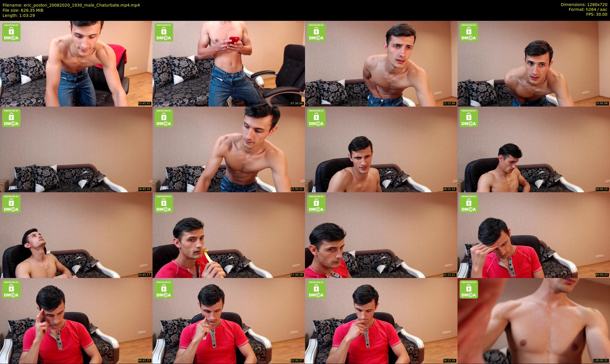 eric_poston — 64 minute Chaturbate male cam show recording, 720p, Aug 20, 2020