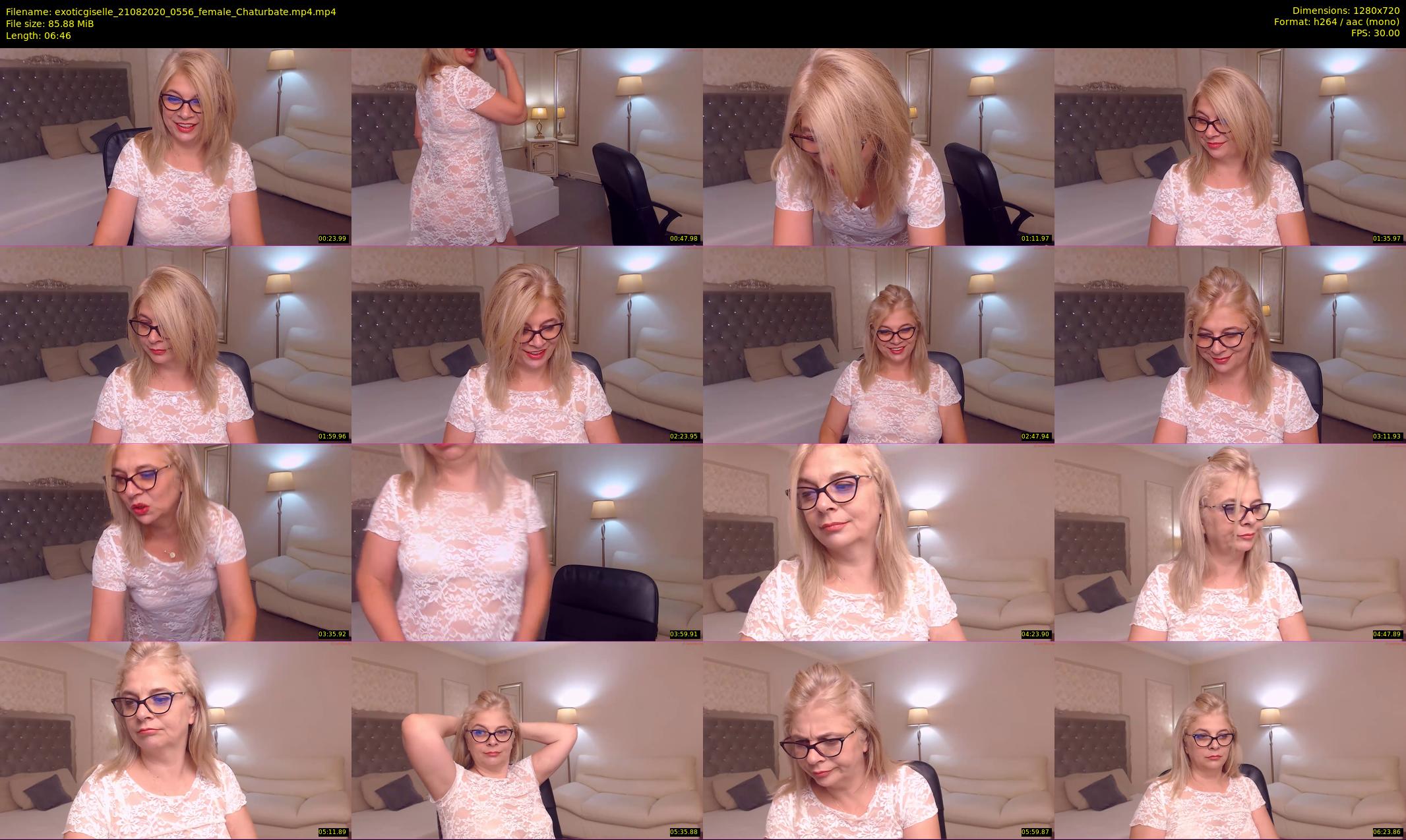exoticgiselle — 7 minute Chaturbate female cam show recording, 720p, Aug 21, 2020
