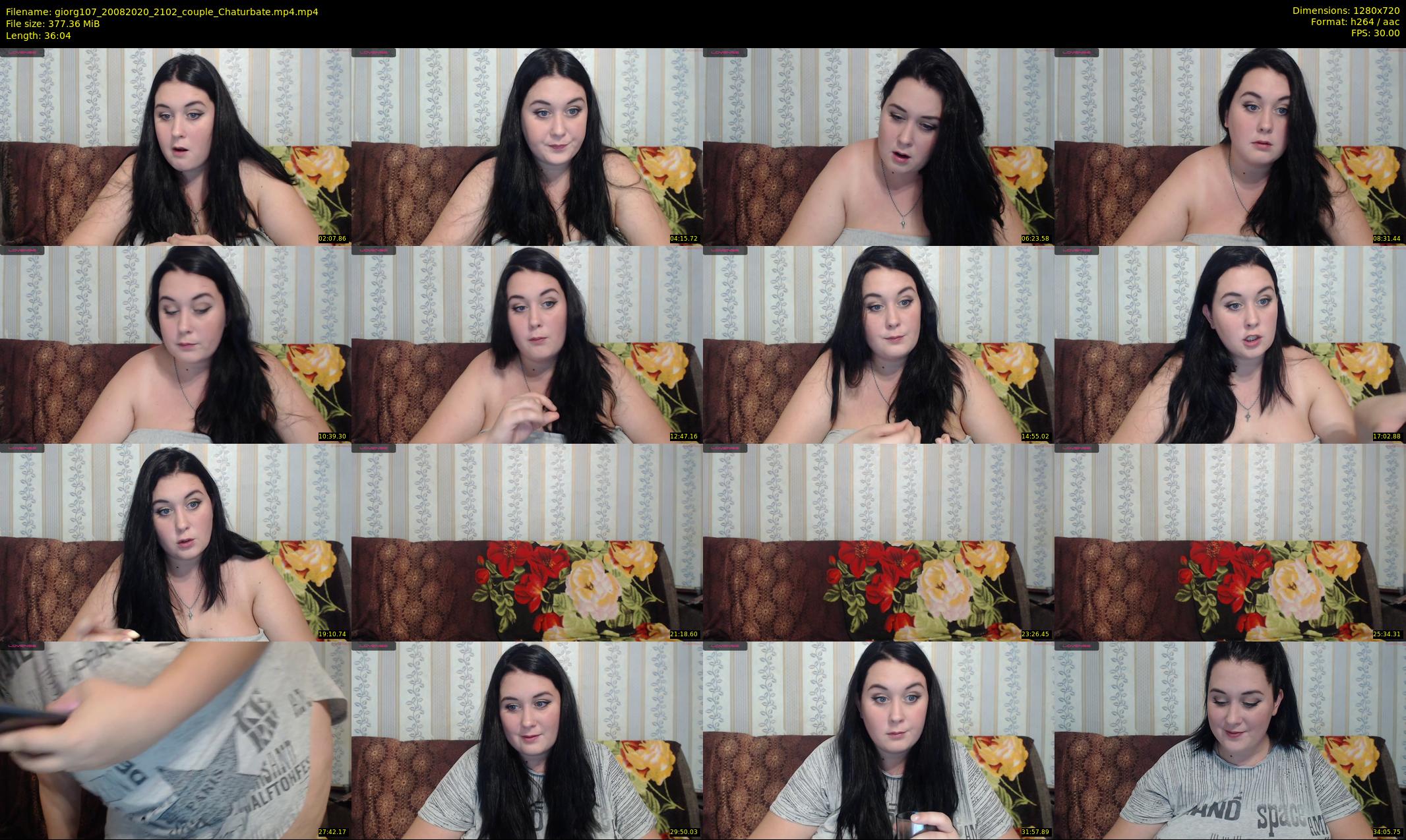 giorg107 — 37 minute Chaturbate couple cam show recording, 720p, Aug 20, 2020