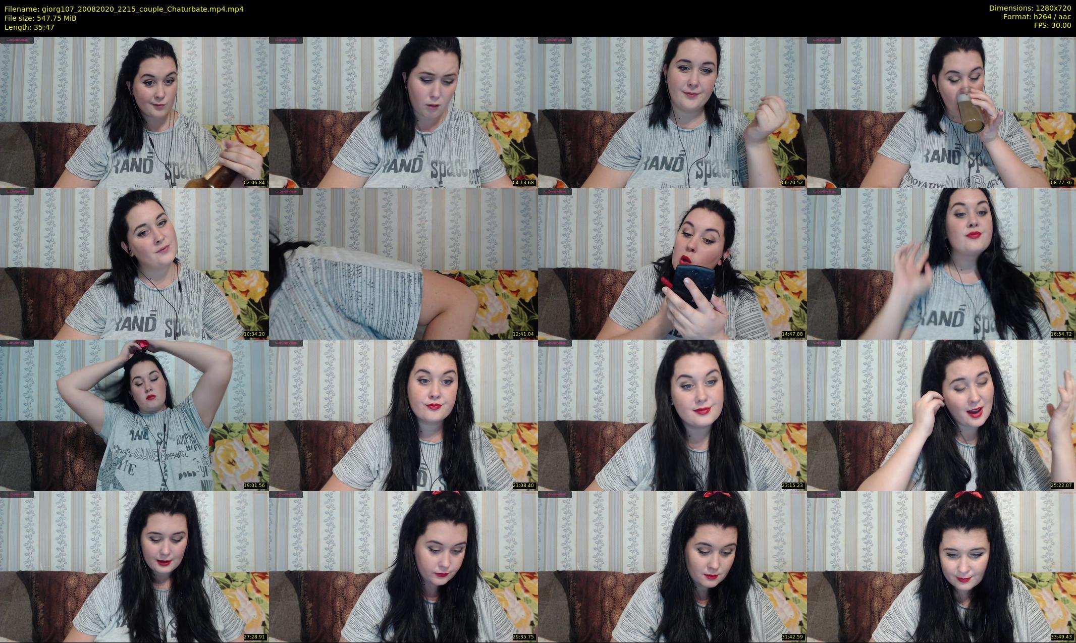 giorg107 — 36 minute Chaturbate couple cam show recording, 720p, Aug 20, 2020