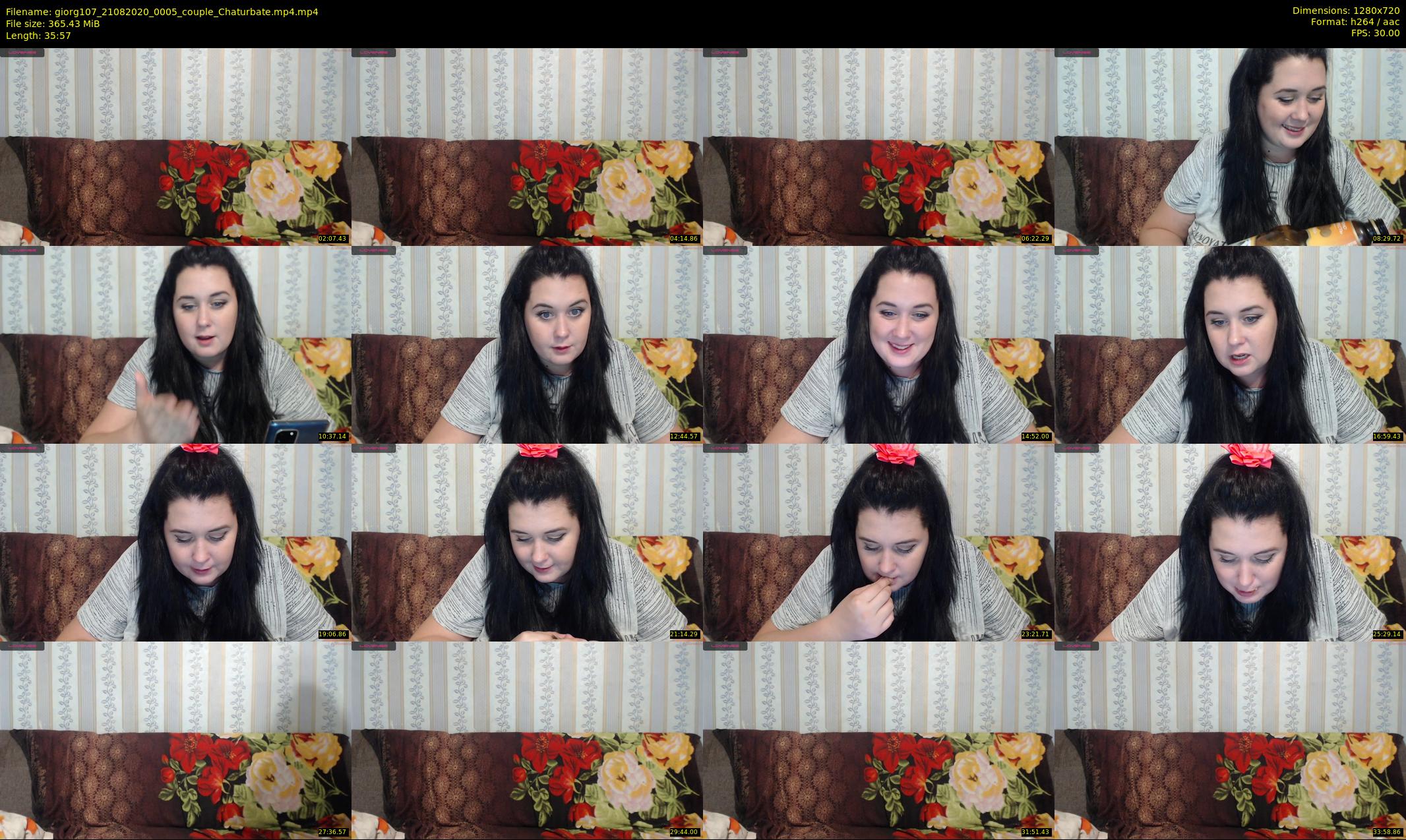 giorg107 — 36 minute Chaturbate couple cam show recording, 720p, Aug 21, 2020