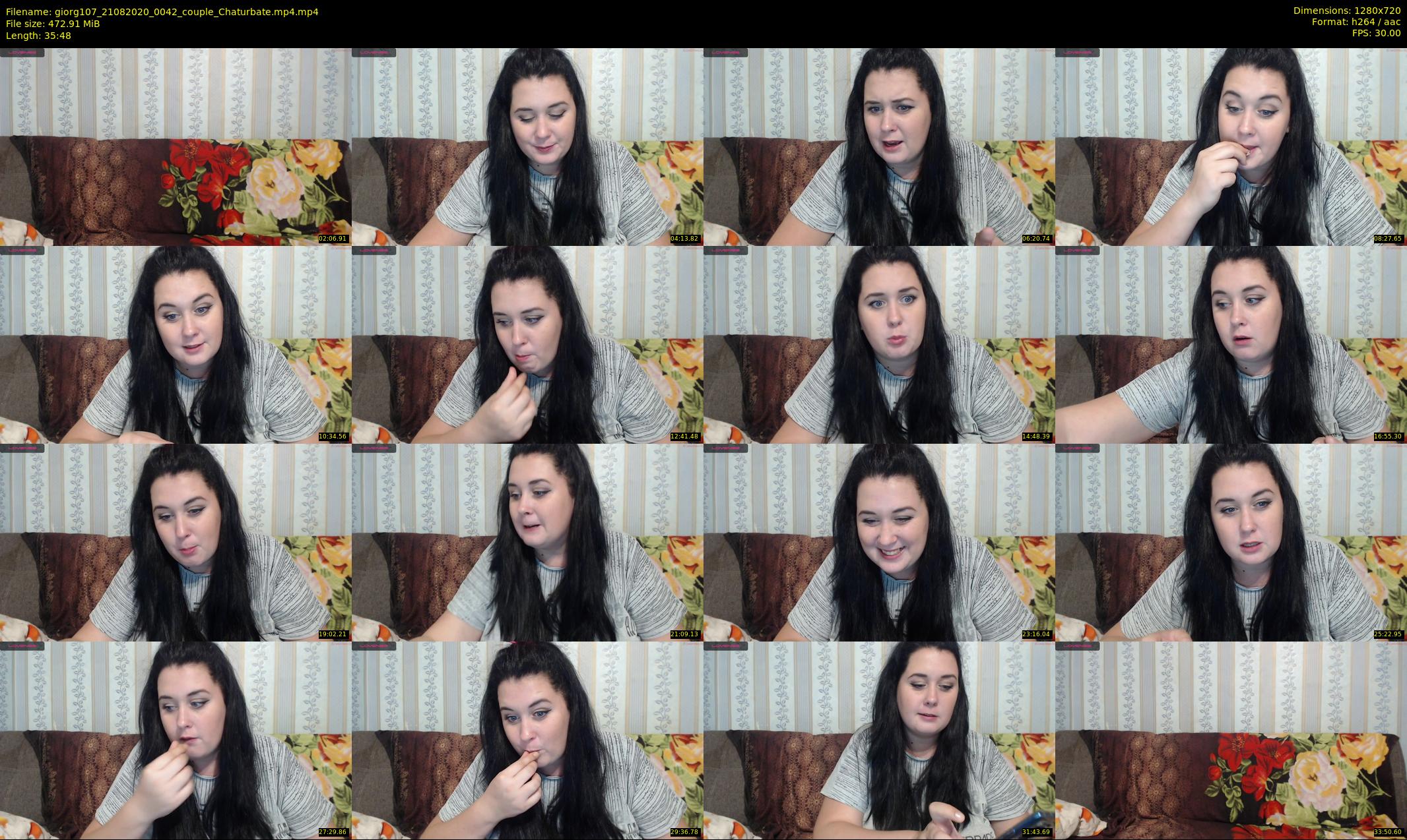 giorg107 — 36 minute Chaturbate couple cam show recording, 720p, Aug 21, 2020