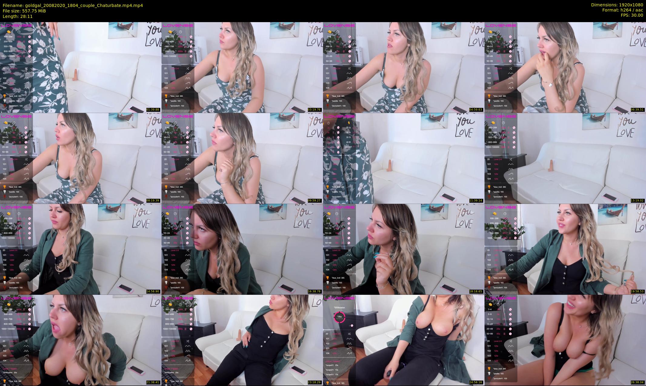 goldgal — 29 minute Chaturbate female cam show recording, 1080p, Aug 20, 2020