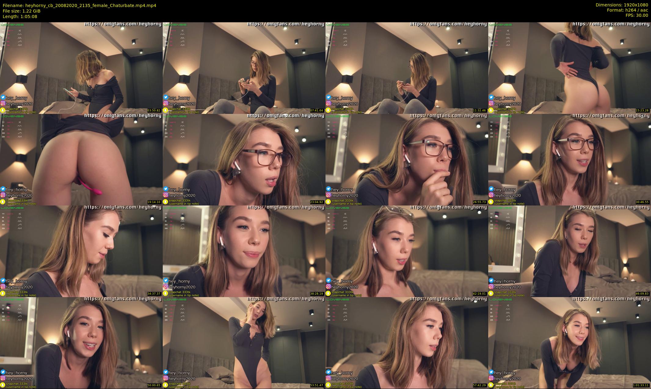 heyhorny_cb — 66 minute Chaturbate couple cam show recording, 1080p, Aug 20, 2020