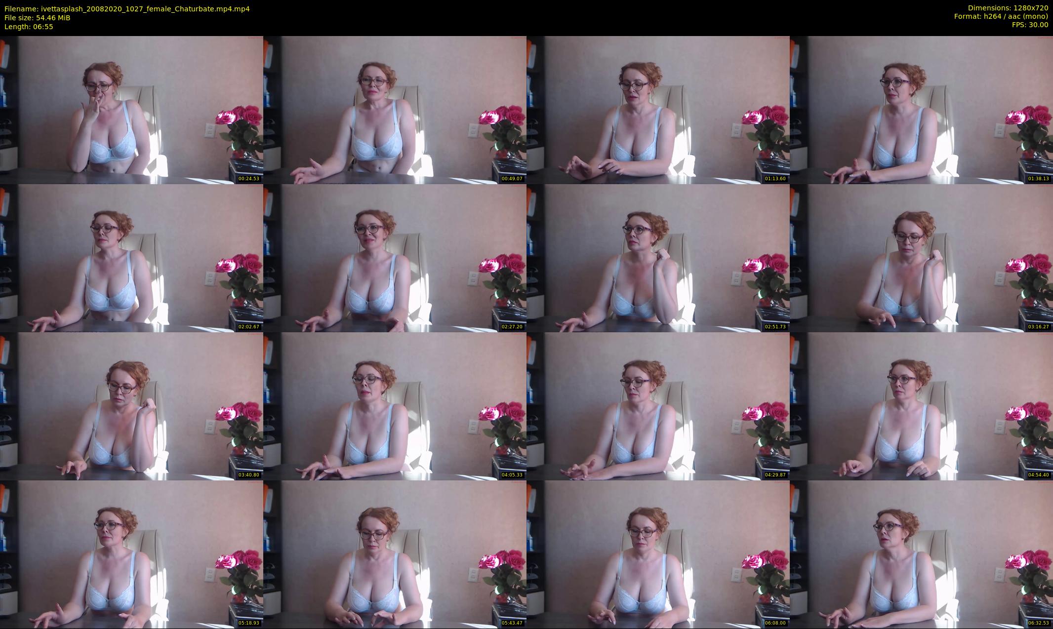 ivettasplash — 7 minute Chaturbate female cam show recording, 720p, Aug 20, 2020