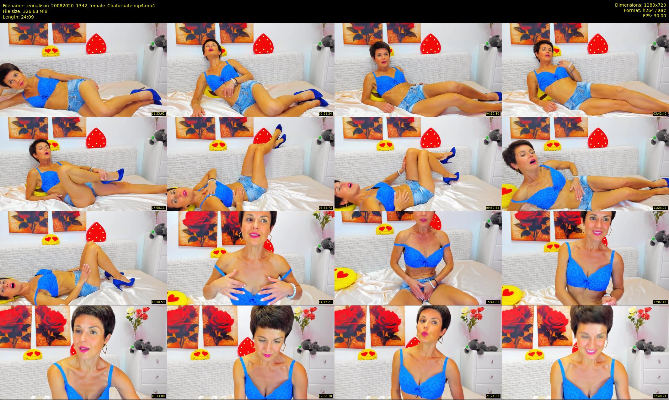 jennalison — 25 minute Chaturbate female cam show recording, 720p, Aug 20, 2020