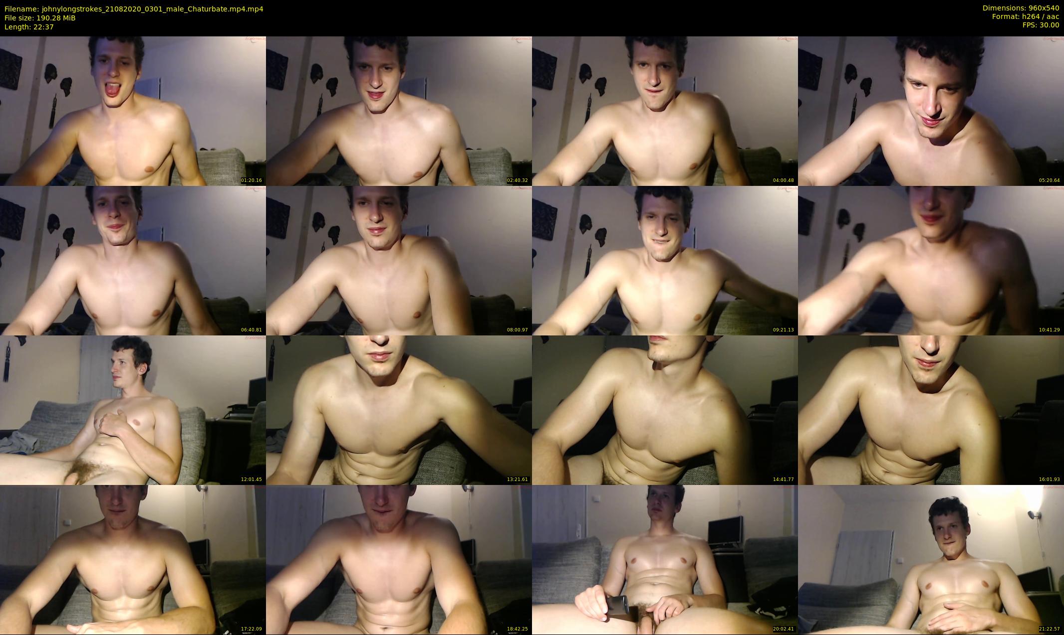 johnylongstrokes — 23 minute Chaturbate male cam show recording, 480p, Aug 21, 2020