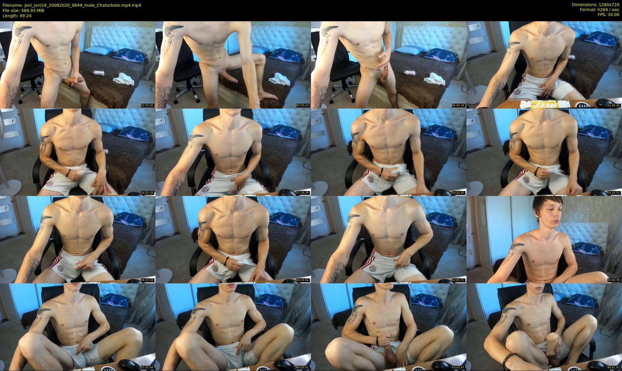 joni_joni18 — 50 minute Chaturbate male cam show recording, 720p, Aug 20, 2020