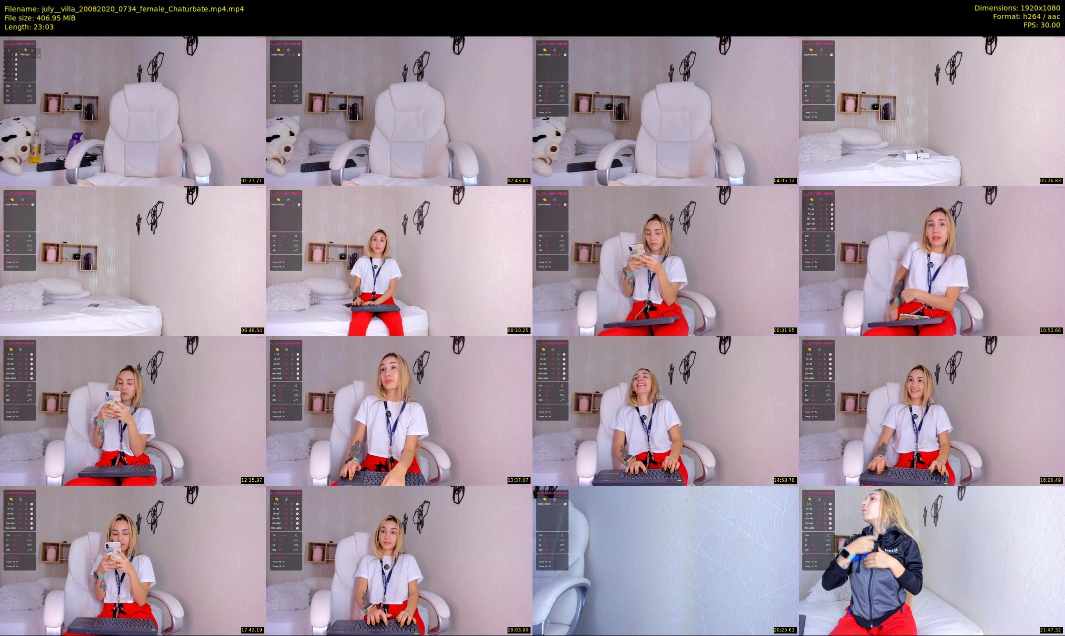 july__villa — 24 minute Chaturbate female cam show recording, 1080p, Aug 20, 2020