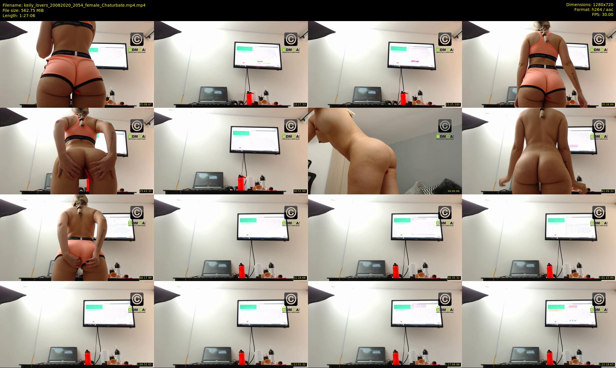 keily_lovers — 88 minute Chaturbate female cam show recording, 720p, Aug 20, 2020