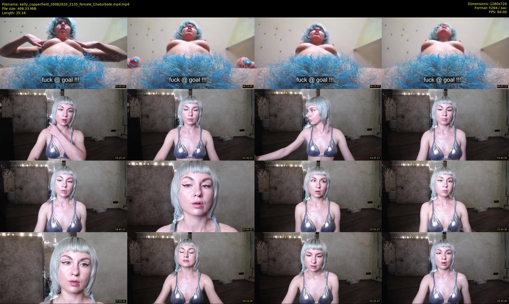 kelly_copperfield — 36 minute Chaturbate female cam show recording, 720p, Aug 20, 2020