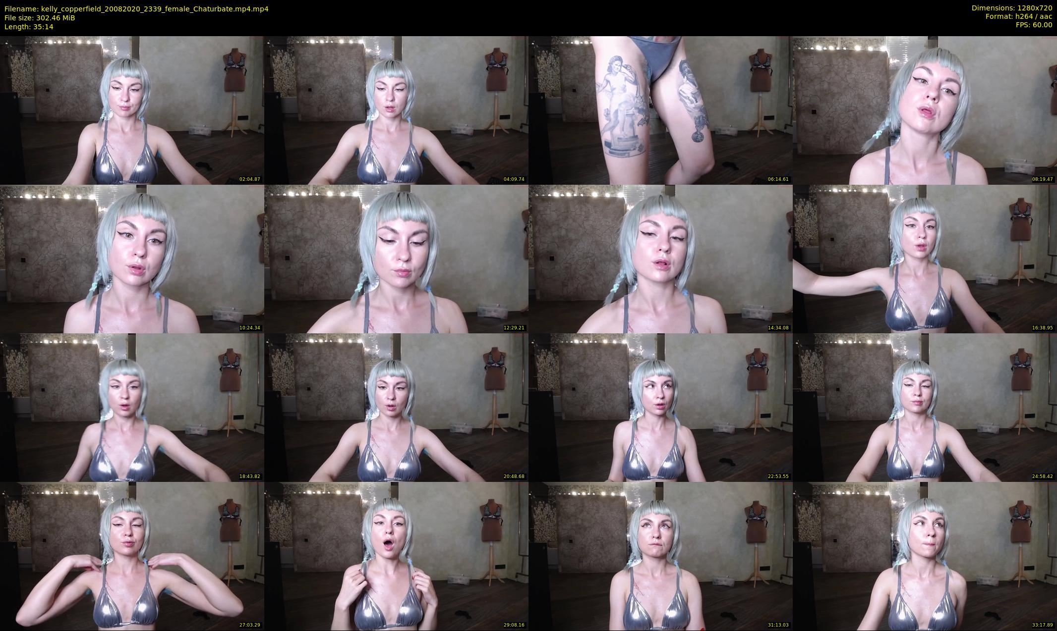 kelly_copperfield — 36 minute Chaturbate female cam show recording, 720p, Aug 20, 2020