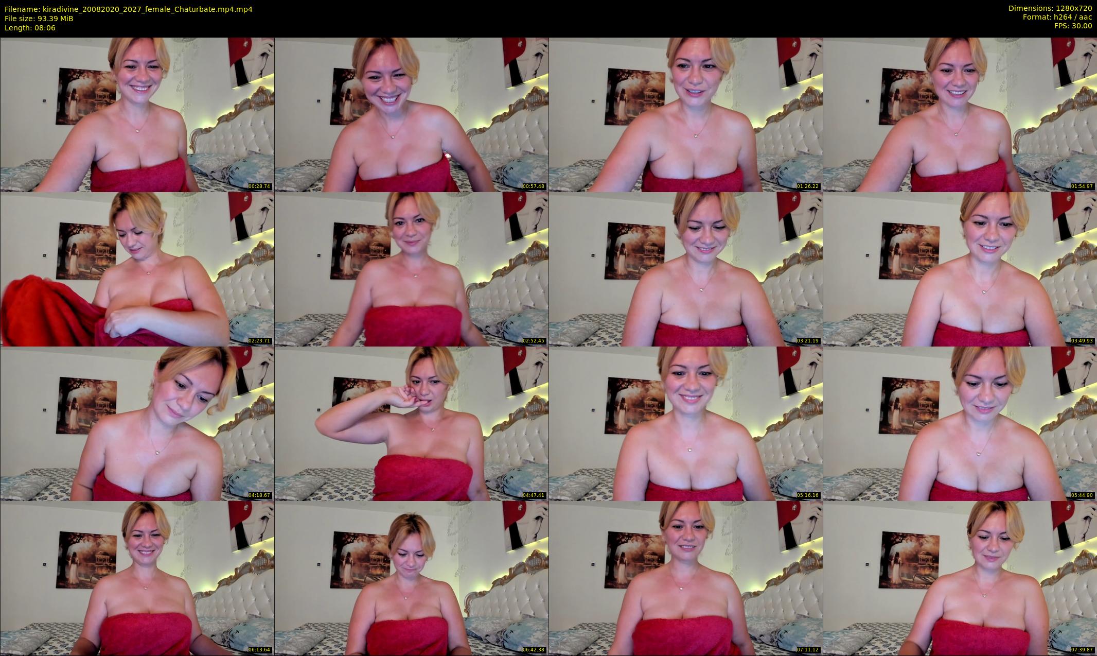 kiradivine — 9 minute Chaturbate female cam show recording, 720p, Aug 20, 2020