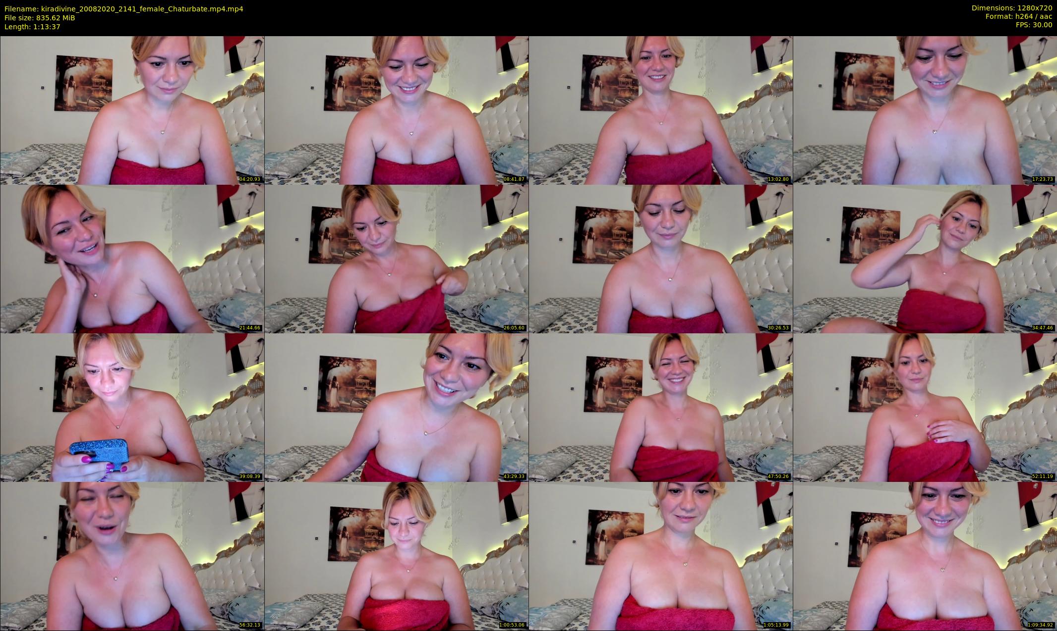 kiradivine — 74 minute Chaturbate female cam show recording, 720p, Aug 20, 2020