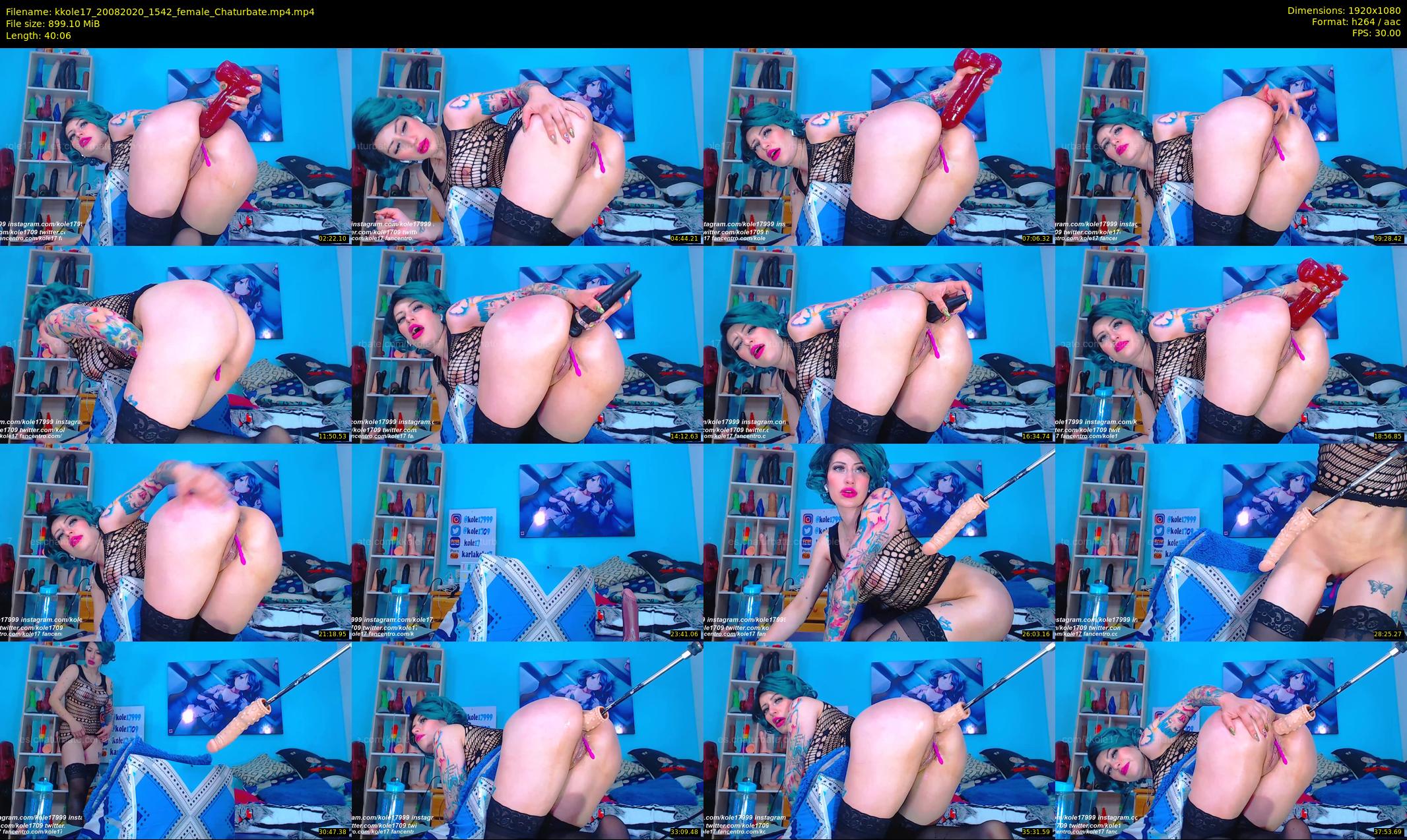 kkole17 — 41 minute Chaturbate female cam show recording, 1080p, Aug 20, 2020