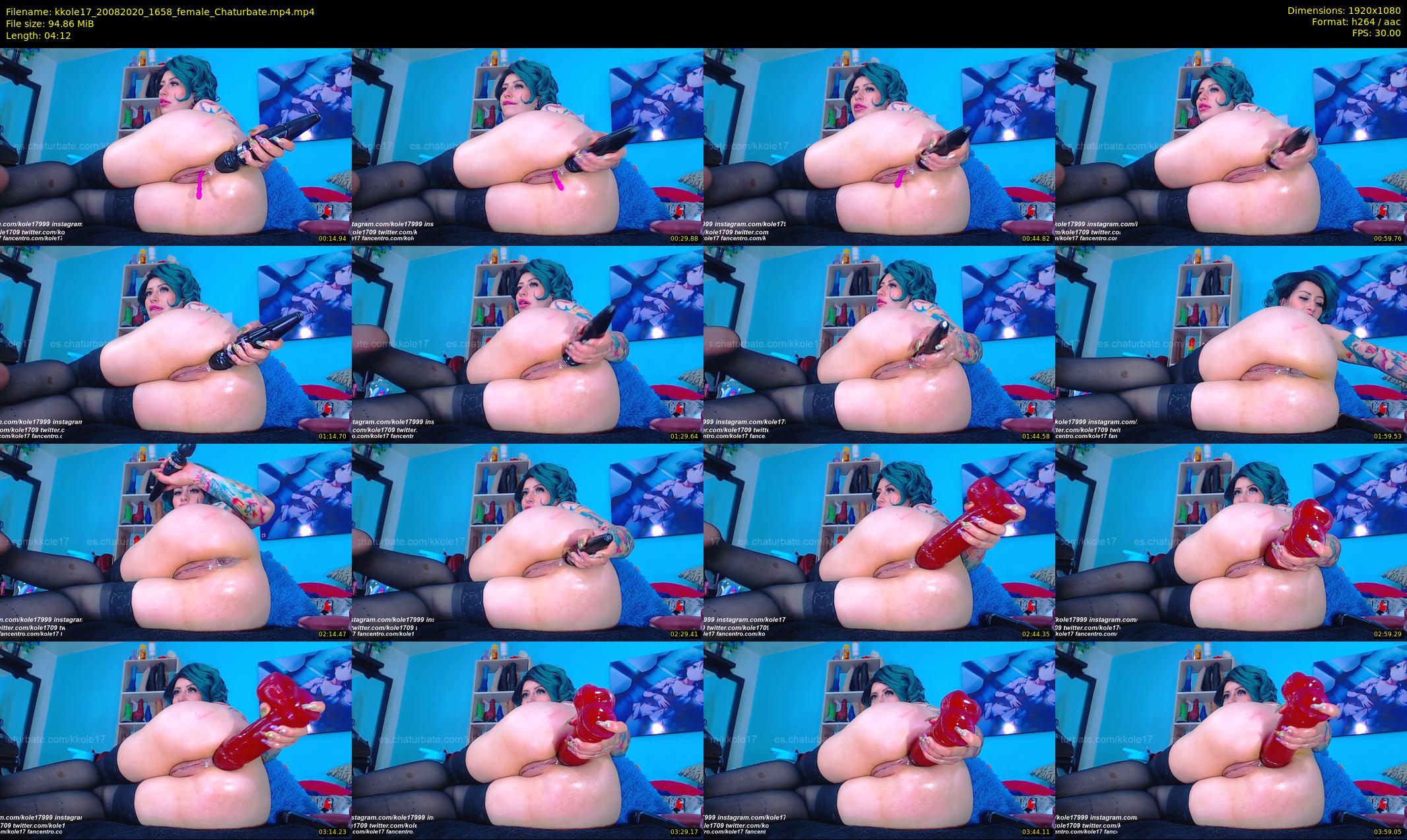 kkole17 — 5 minute Chaturbate female cam show recording, 1080p, Aug 20, 2020
